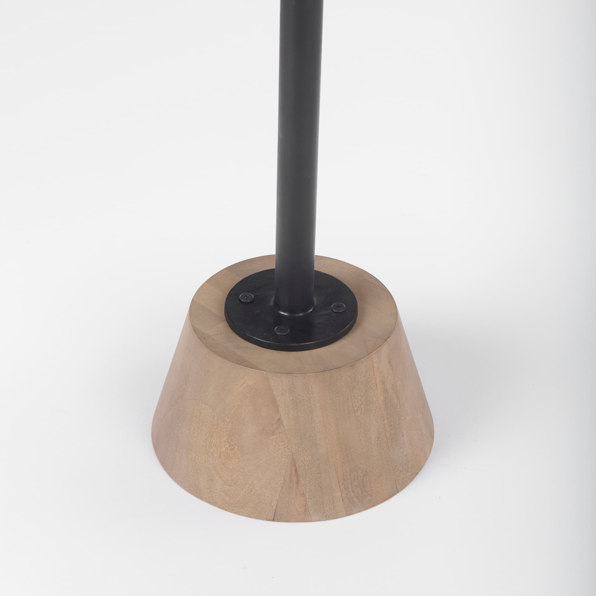 Maxwell Marble Top Pedestal End/Side Table — product photograph