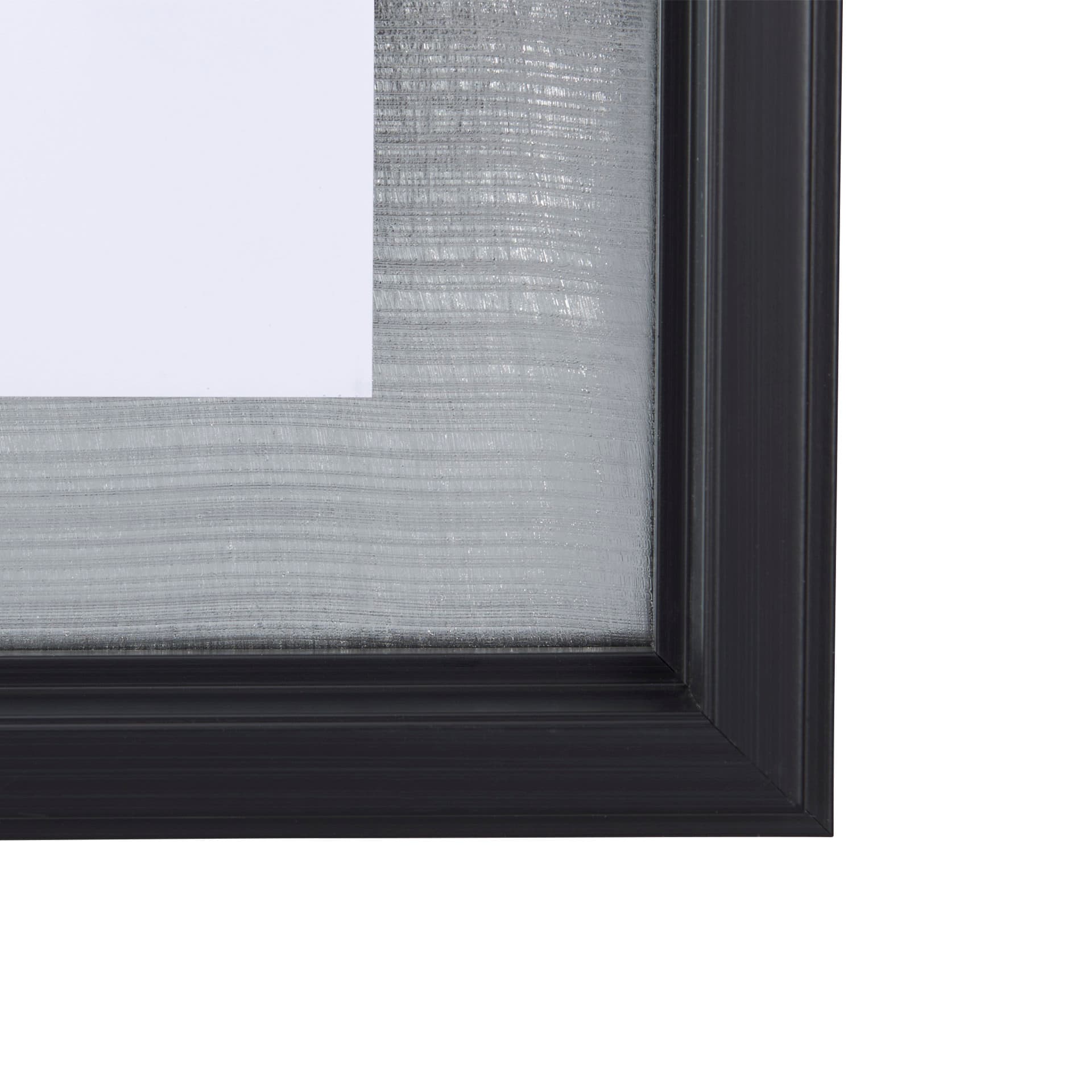Lines I by Mercana Studio a Hand Embellished Textured Framed Art Print Matted under Glass — product photograph
