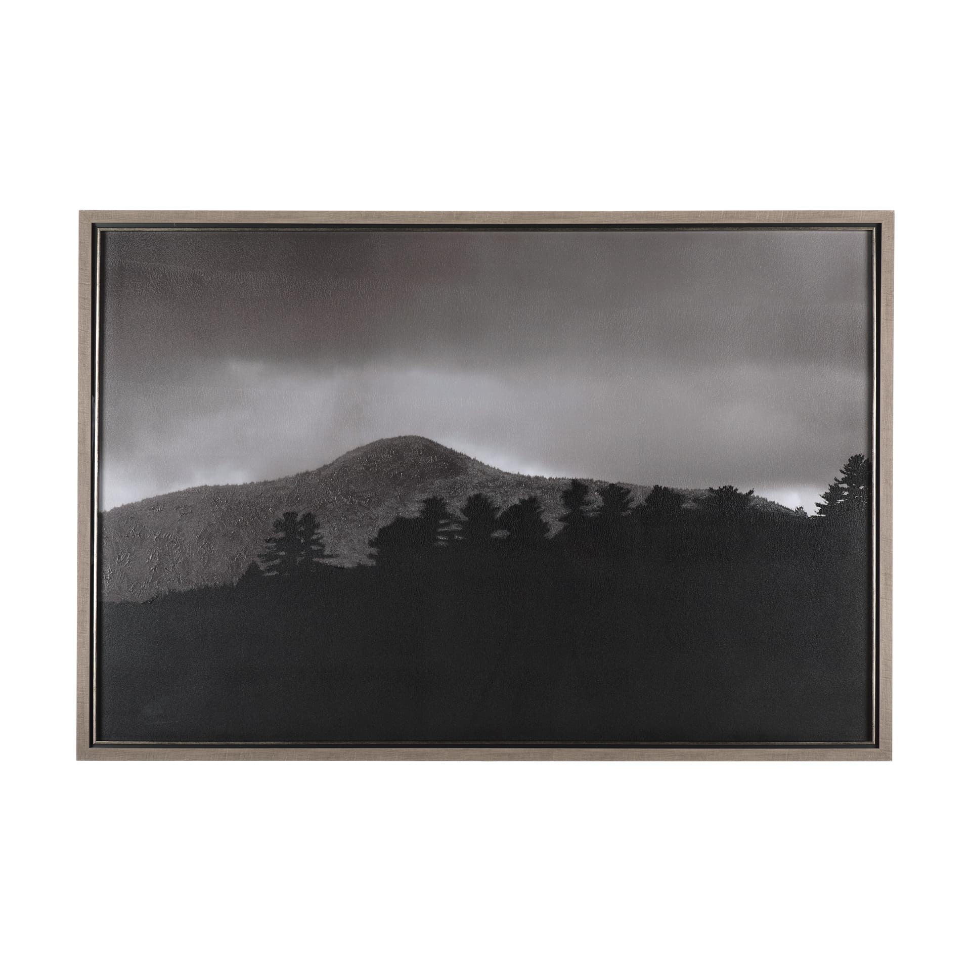Storm Layers by Nathan Larson a Hand Embelished Textured Framed Art Print Matted under Glass — product photograph