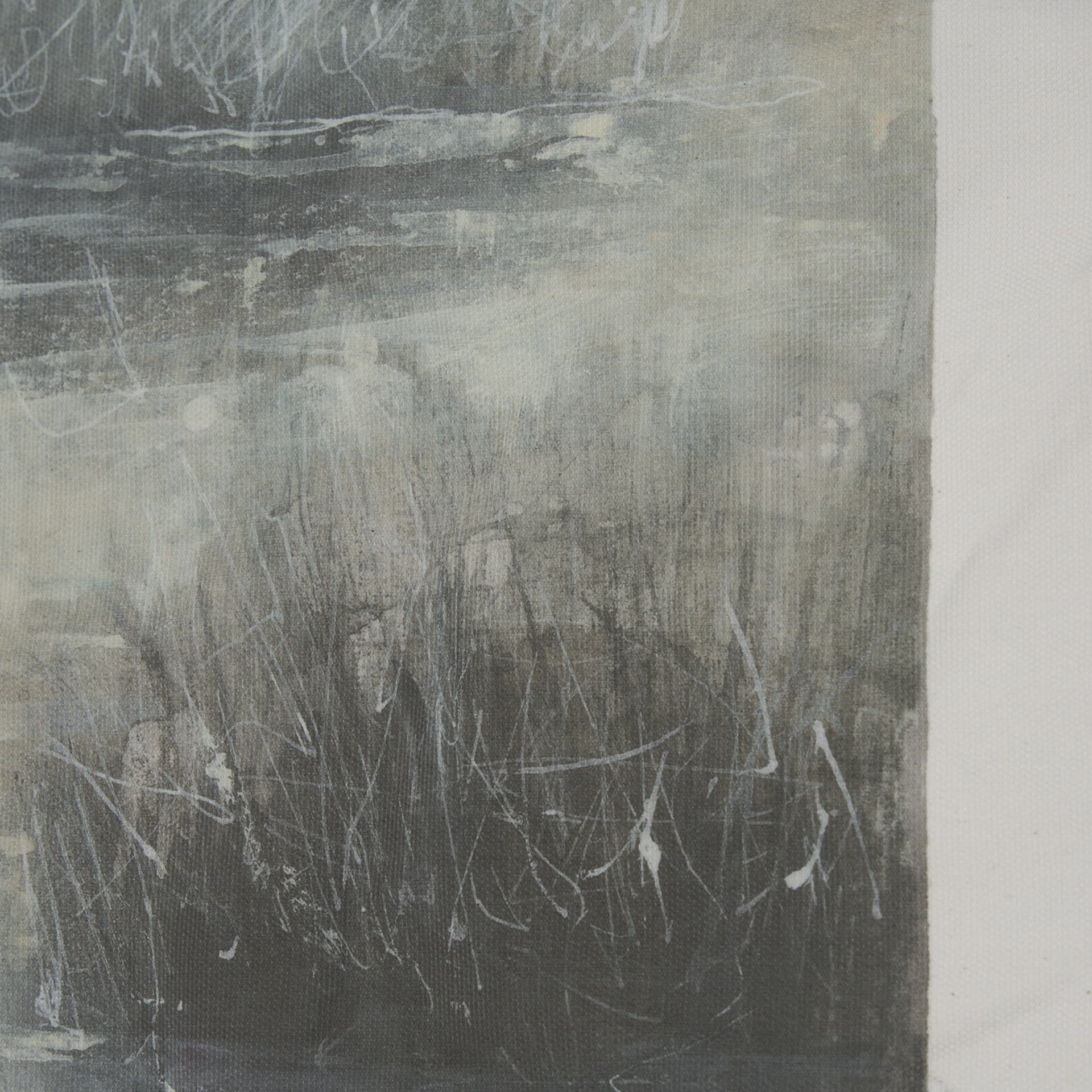 Water Grasses (Set of 2) by Mercana Studio a Hand Embellished Framed Art Print Matted under Glass — product photograph