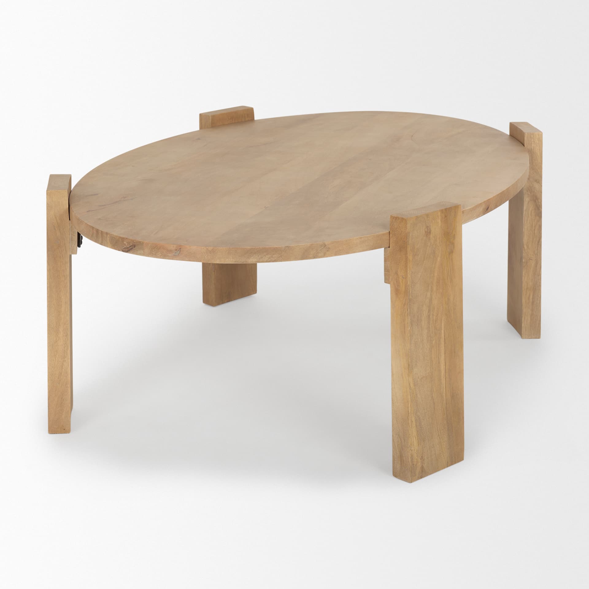 Evelyn Light Brown Oblong Coffee Table — product photograph