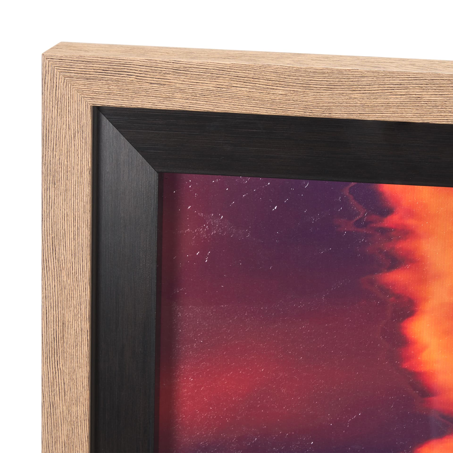 Livingston Peak by Gary Blatter a Hand Embelished Textured Framed Photo Art Print Matted under Glass — product photograph