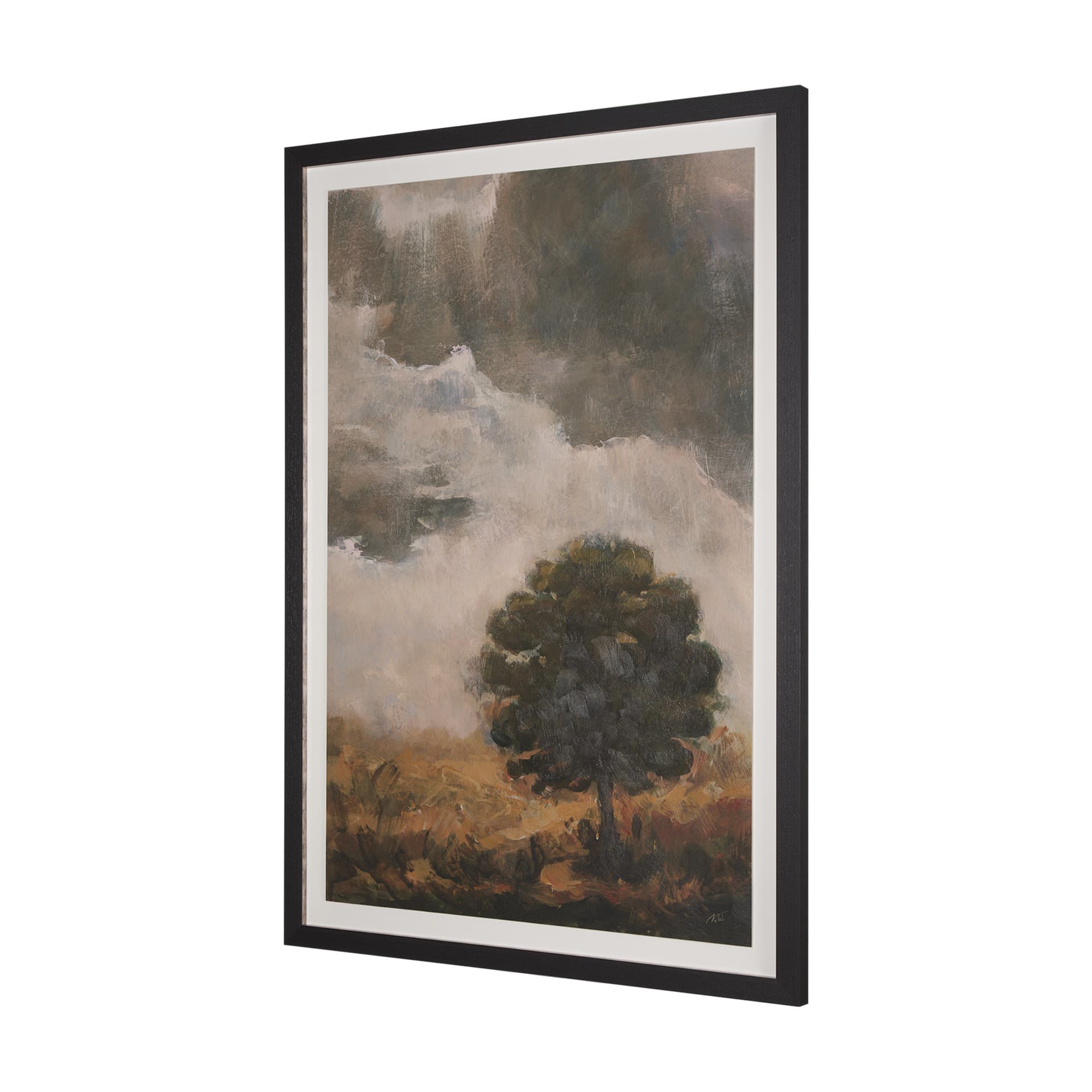 Memorable Sky by Mercana Studio a Hand Embellished Framed Art Print Matted under Glass — product photograph