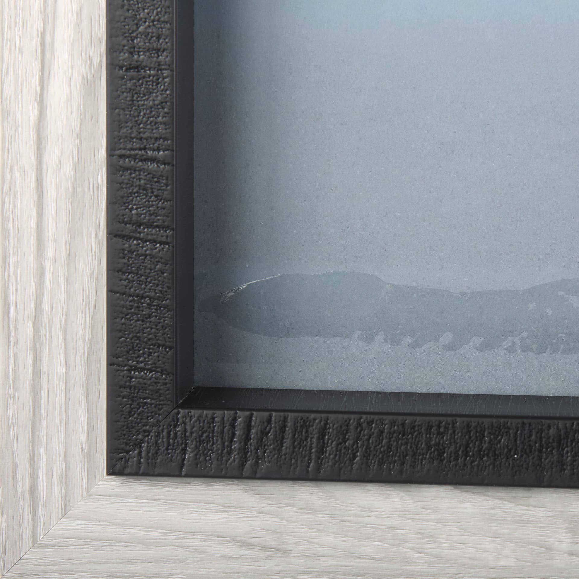 Point Roberts by Mercana Studio a Hand Embellished Textured Framed Photo Art Print Matted under Glas — product photograph