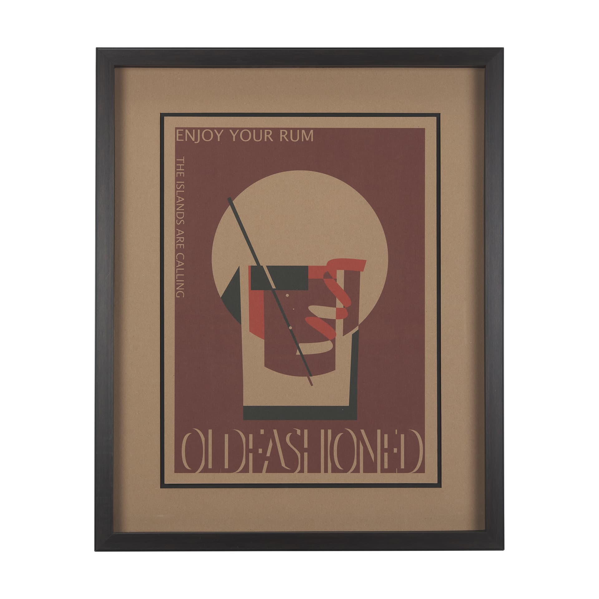 Rum by Simeng a Framed Art Print Matted under Glass — product photograph