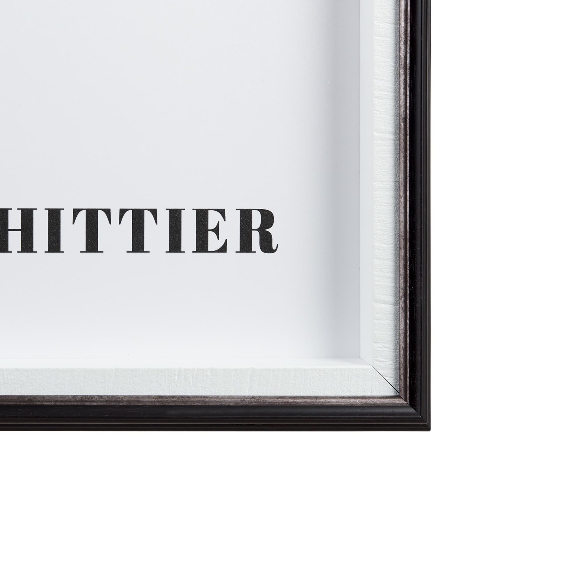 Don't Quit by Mercana Studio a Framed Art Print Matted under Glass — product photograph