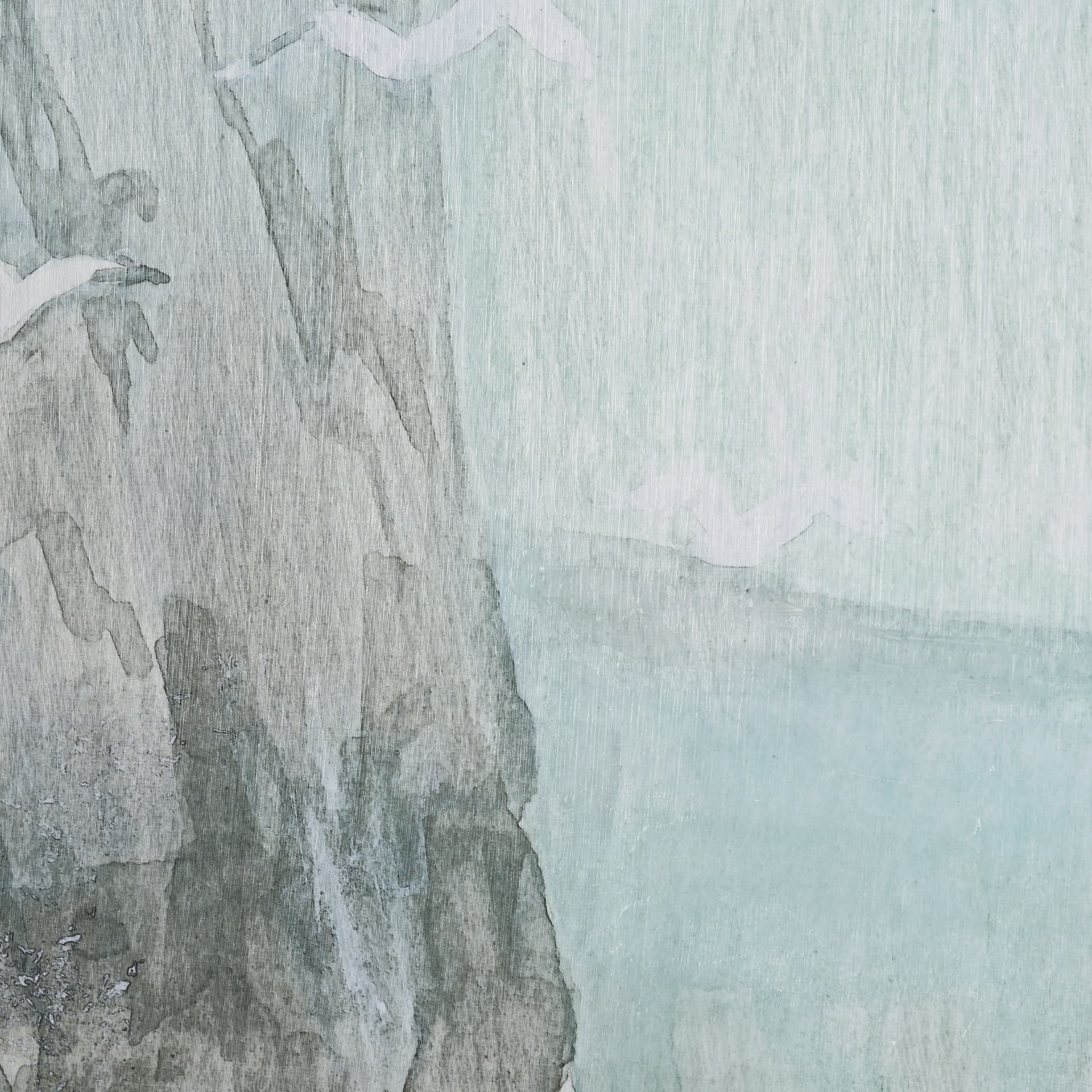 Storm is Coming (Set of 2) Seagulls by Melody Ducharme a Hand Embellished Framed Print under Glass — product photograph