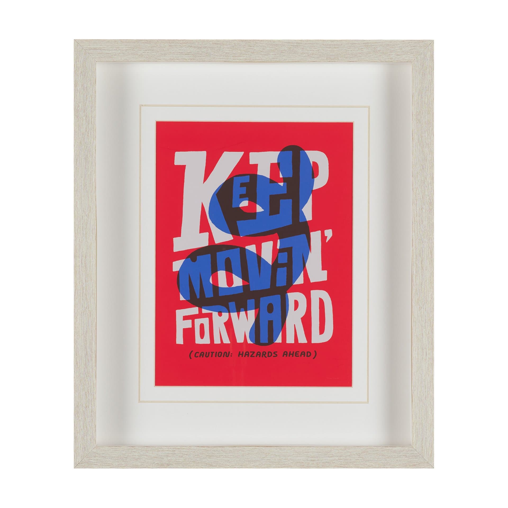 Motivation Mantra I by Michael Mullan Framed Artwork Matted under Glass — product photograph