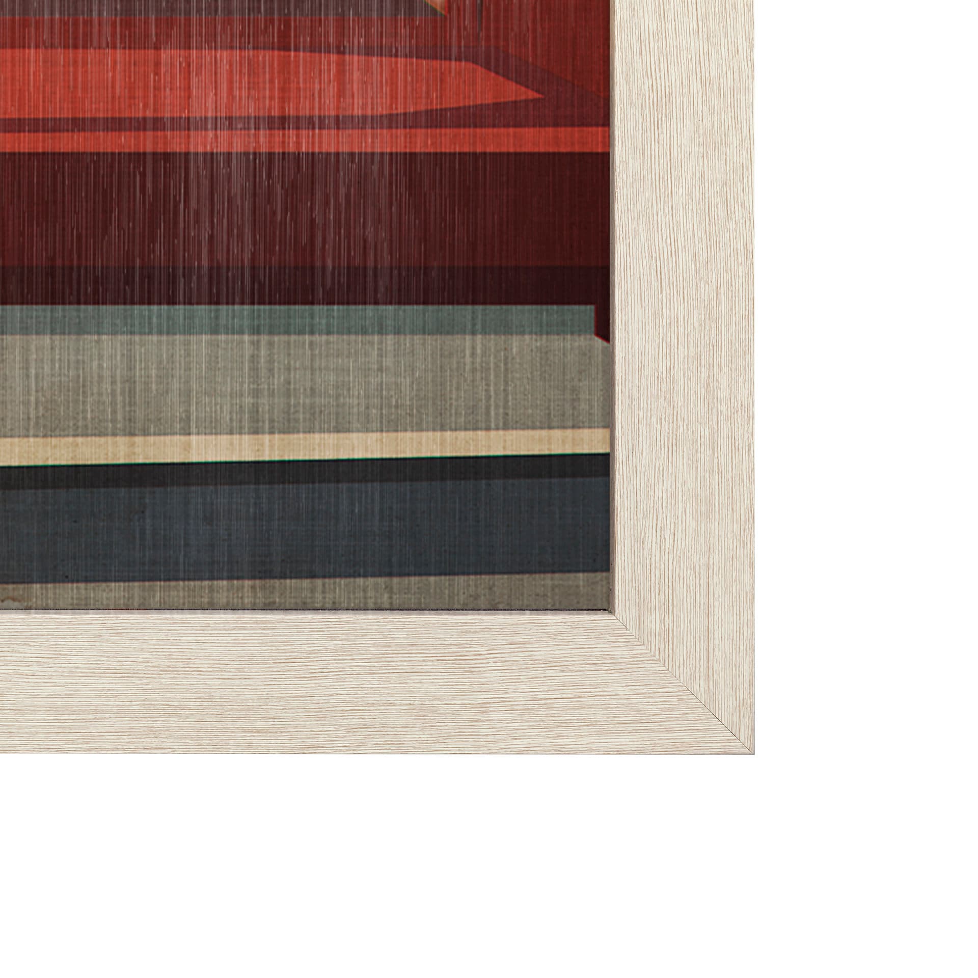 Texas Go USA (L) by Mercana Studio a Hand Embellished Decograph Framed Art Print — product photograph