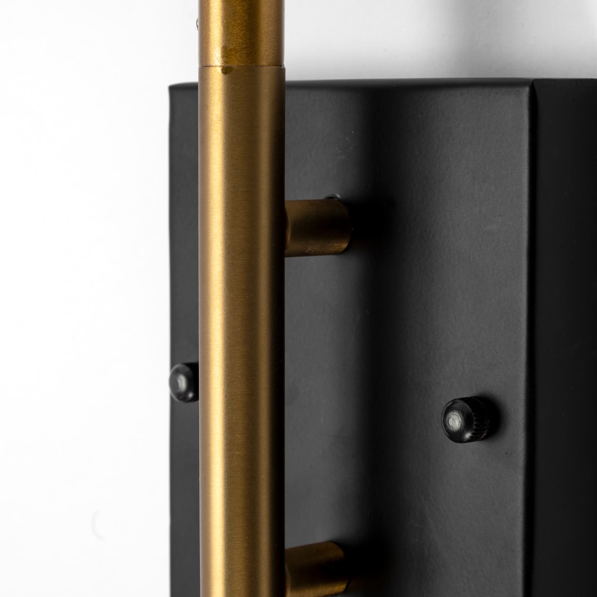 Tremont I 23"L x 5.25"W x 17.5"H Black/Gold Metal Conical Shade Wall Sconce — product photograph