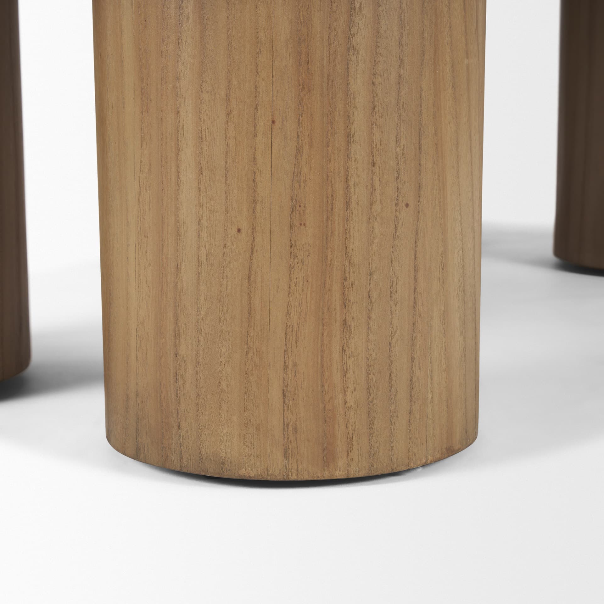Tavi Rectangular Natural Brown w/ Column Legs Coffee Table — product photograph