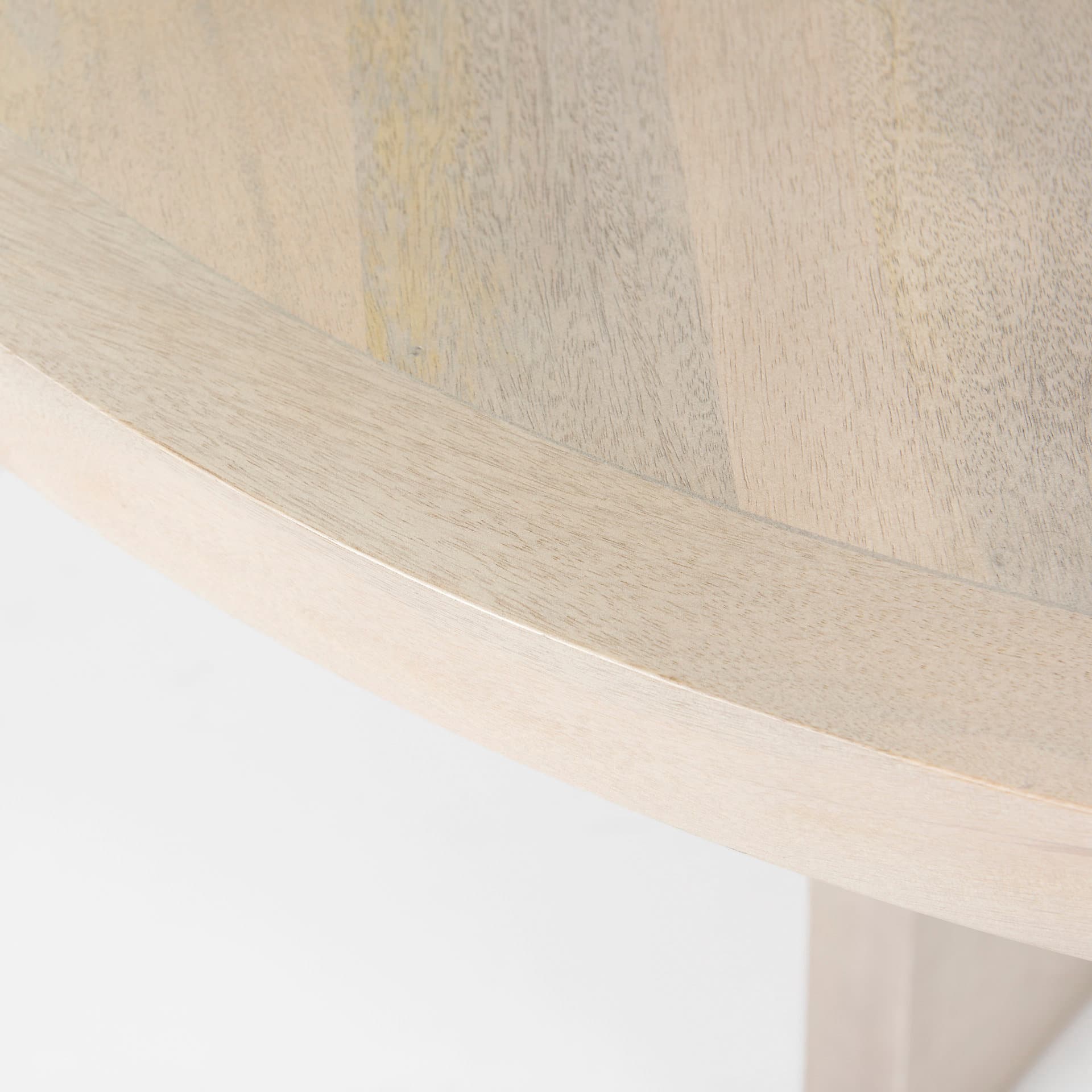 Liesl 54" Round Pedestal Dining Table | Modern | Gray Wood | Seats 6 — product photograph
