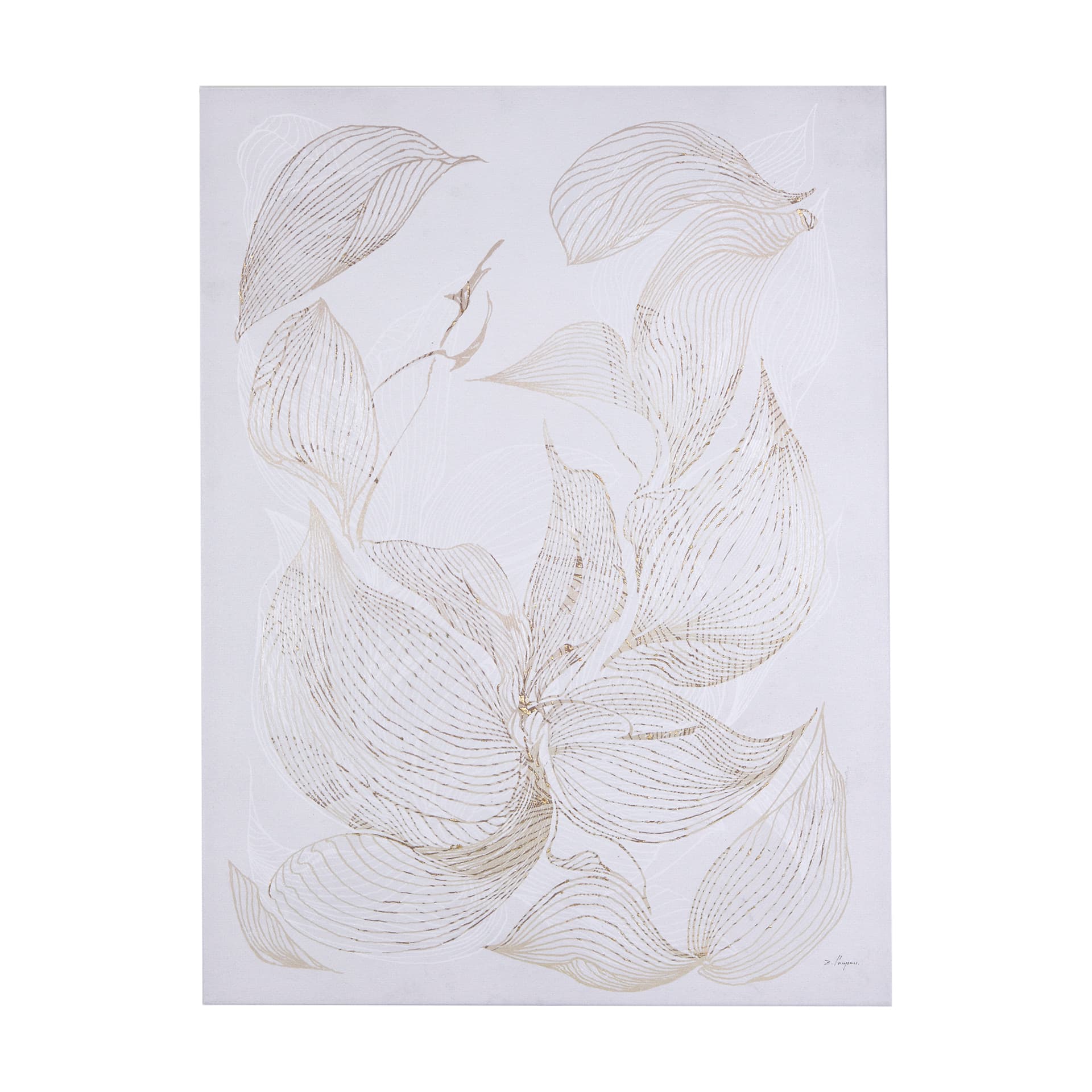 Interplay I by Mercana Studio a Hand Embellished Textured Canvas — product photograph