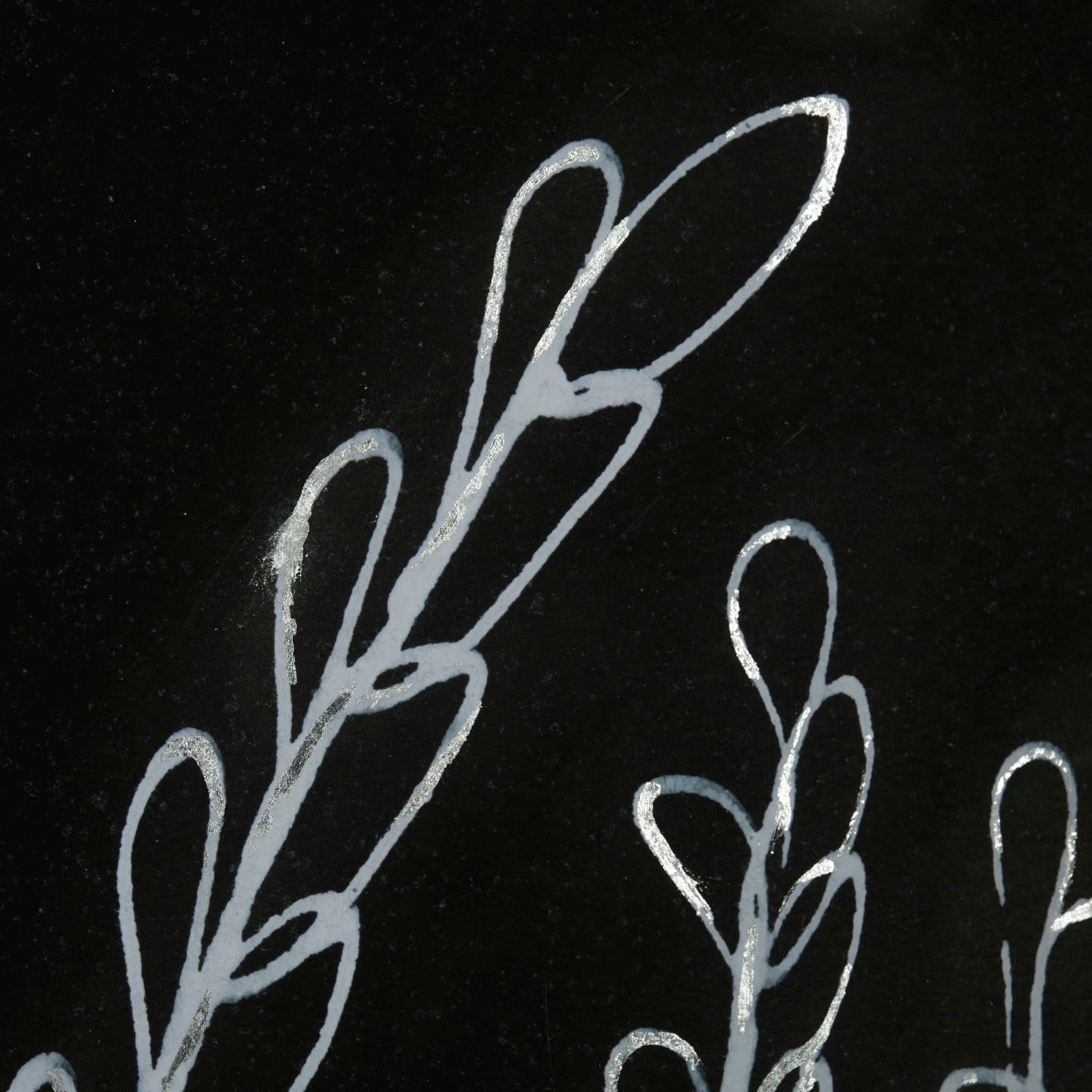 Flora IV by Mercana Studio a Hand Embellished Textured Framed Art Print Matted under Glass — product photograph