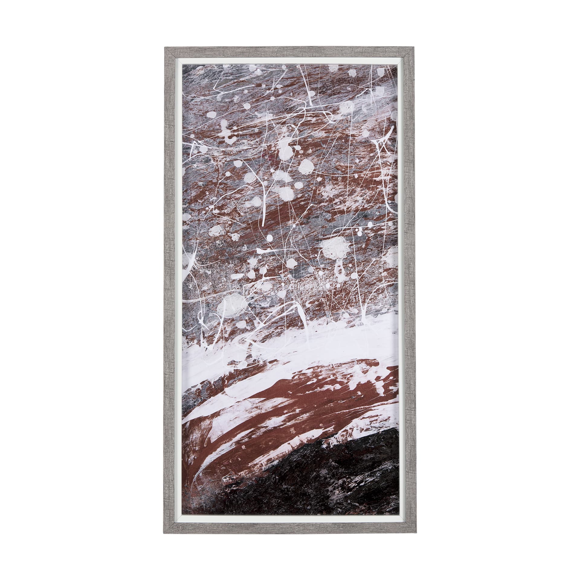 Sakura Rain I by Mercana Studio a Hand Embellished Textured Framed Art Print Matted under Glass — product photograph