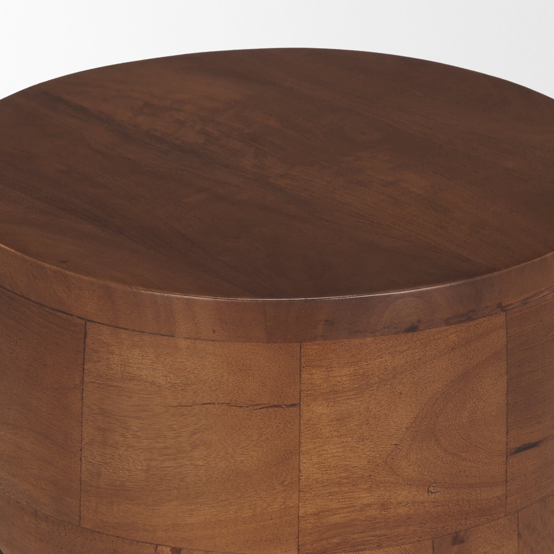Cove Mid-Brown Sculptural Open Side Table — product photograph