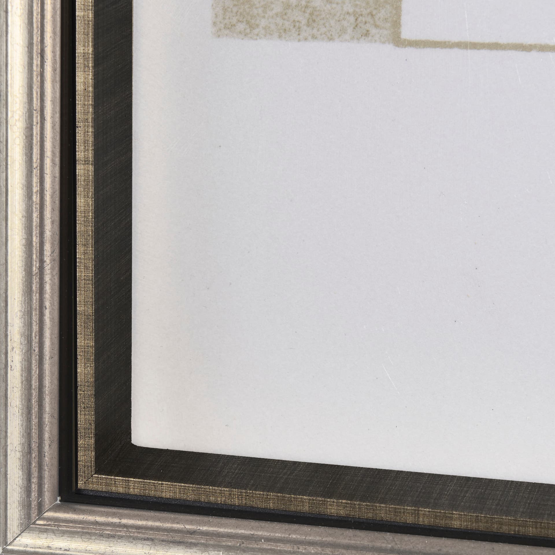 MENU I by Mercana Studio a Hand Embellished Textured Framed Art Print Matted under Glass — product photograph