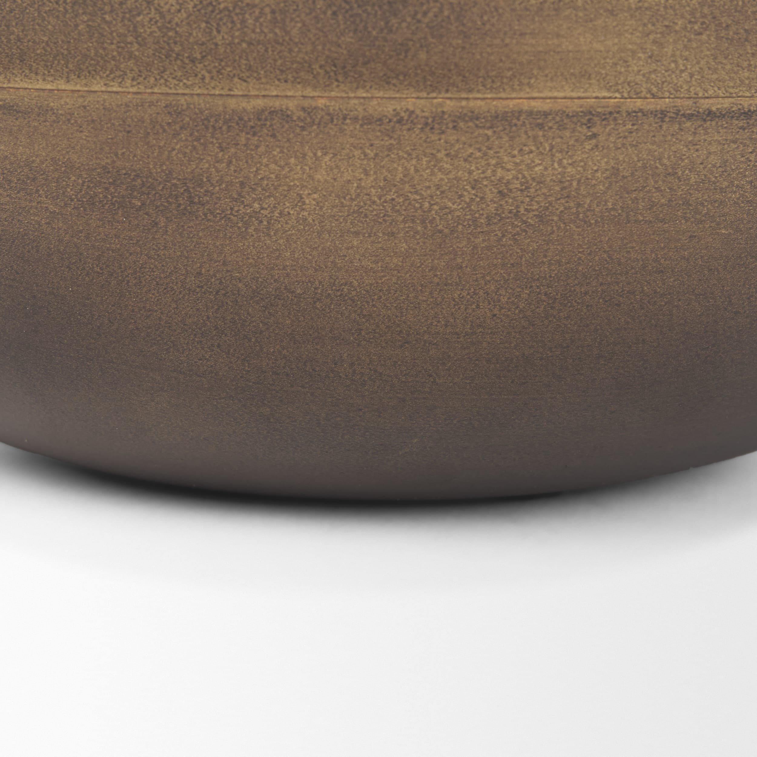 Tomiko Decorative Brass Finished Cast Aluminum Round Bowls — product photograph