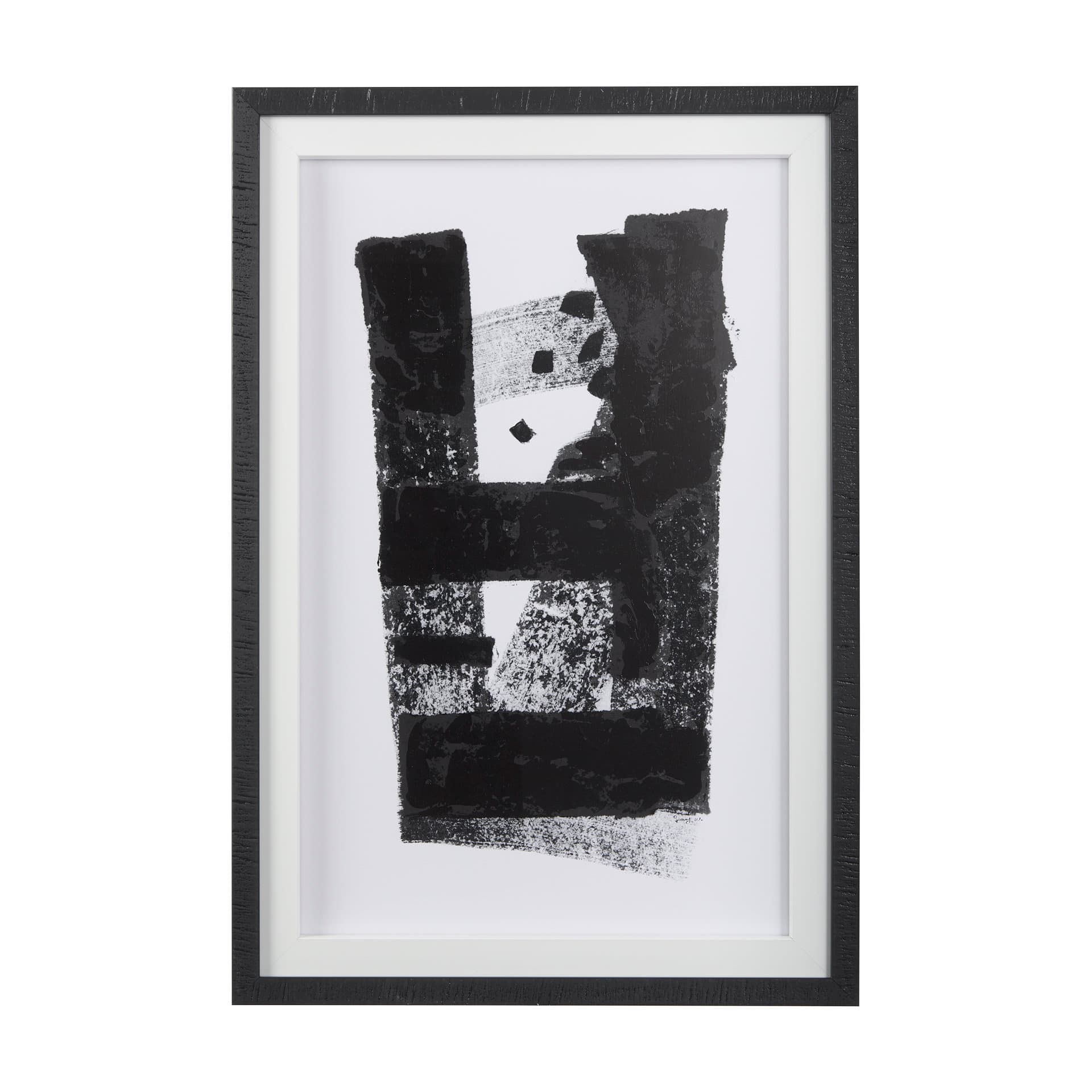 Wind I by Mercana Studio a Hand Embellished Textured Framed Art Print Matted under Glass — product photograph