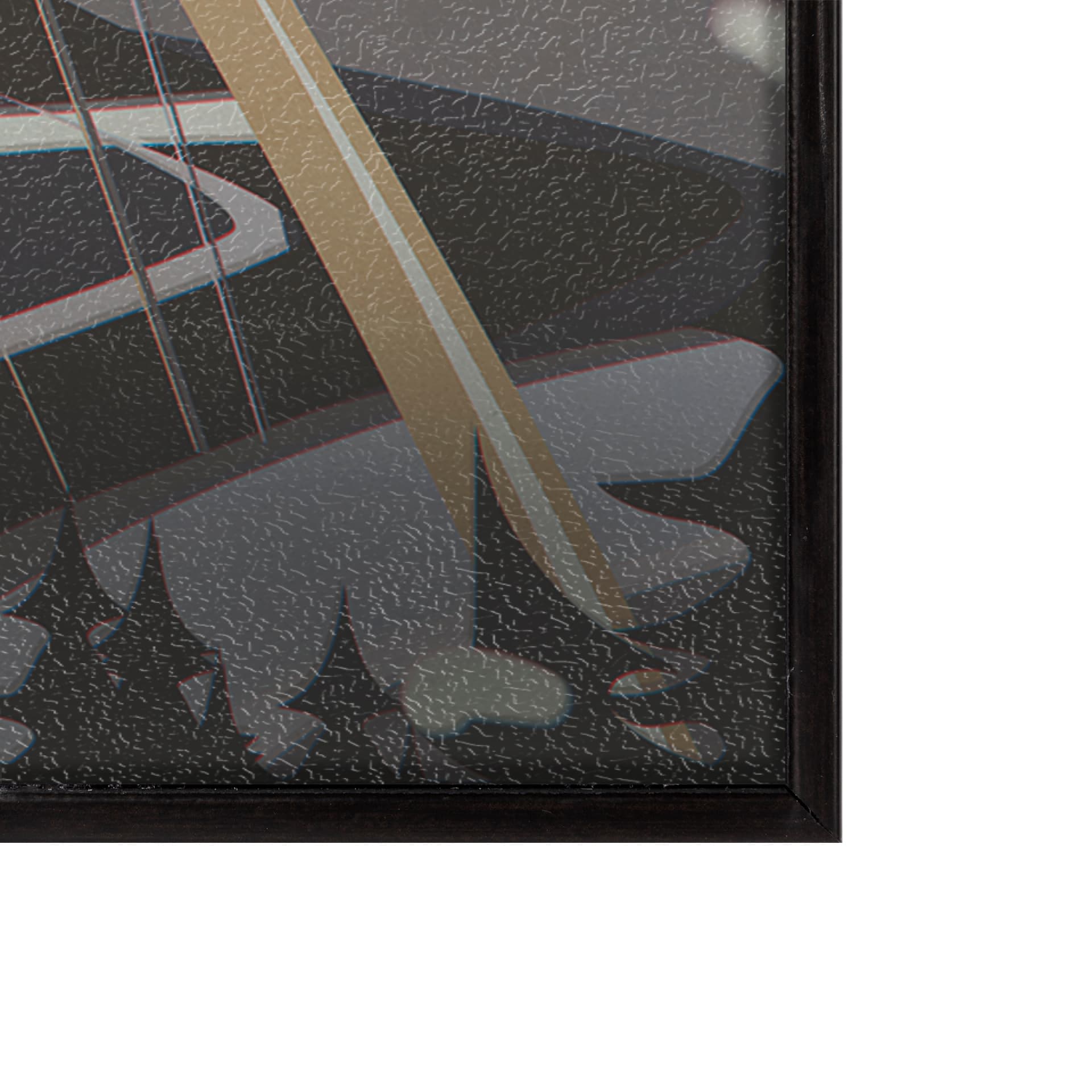 Edmonton Go Canada (SM) by Mercana Studio a Hand Embellished Decograph Framed Art Print — product photograph