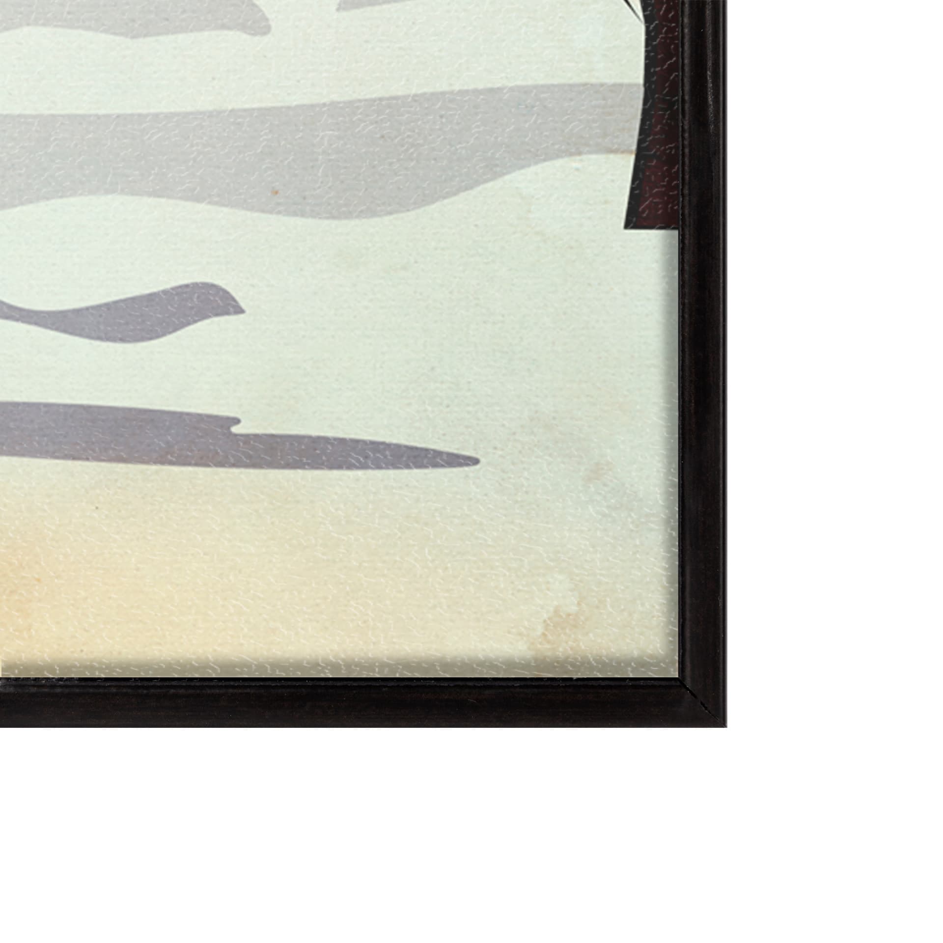 Blue Mountain by Mercana Studio a Hand Embellished Textured Framed Art Print — product photograph