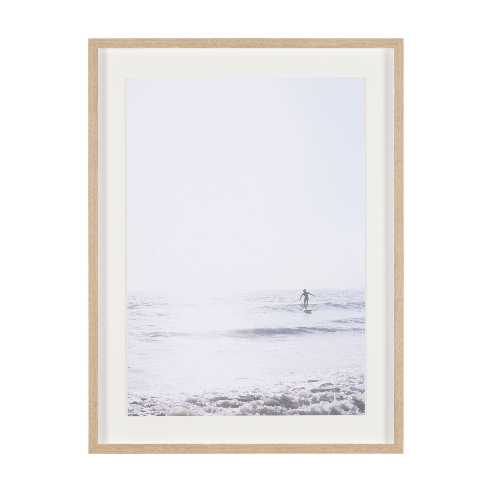 Surfing the Horizon by Shot By Clint Framed Photo Print Matted under Glass — product photograph