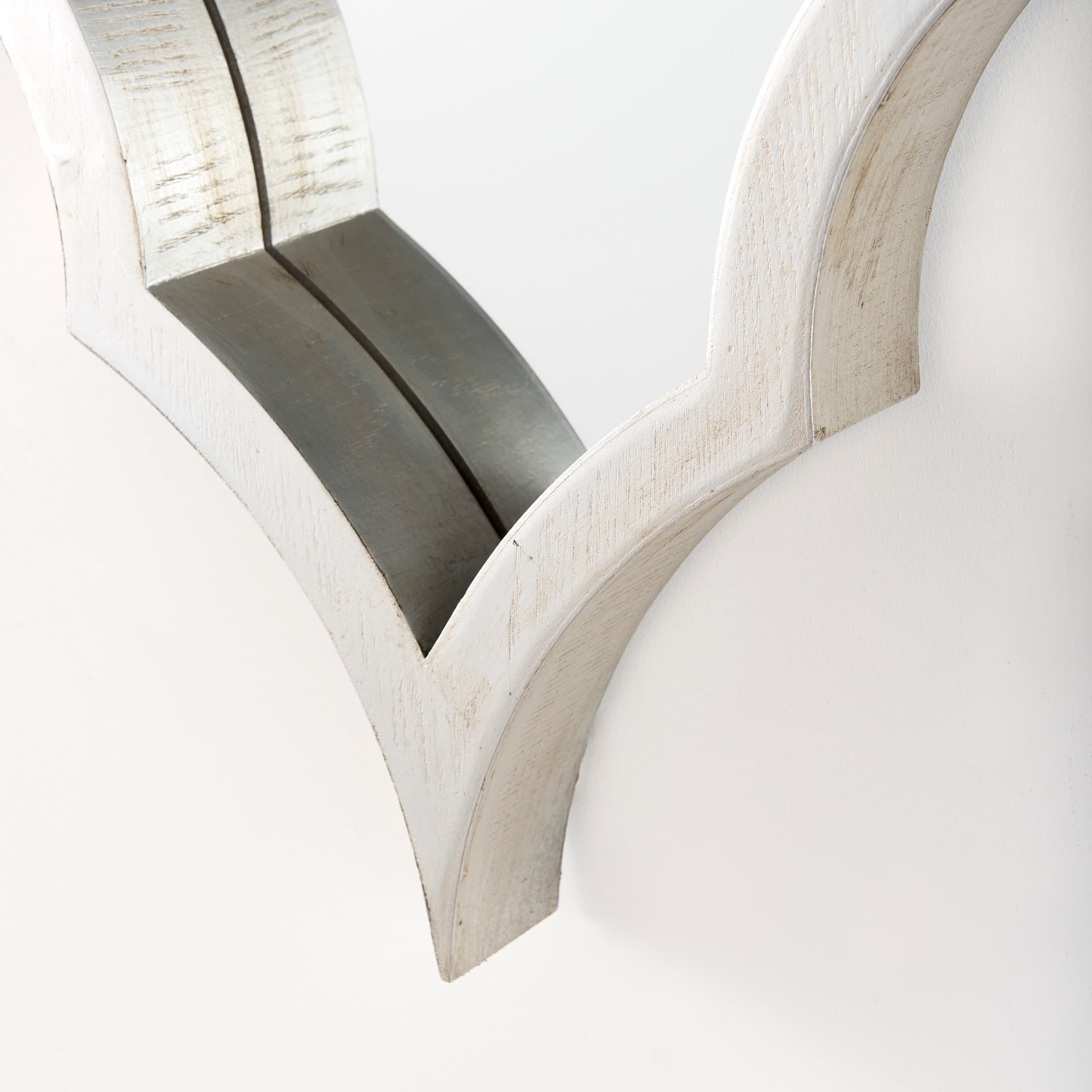 Geneva 23x34 Silver Wood Frame Mirror — product photograph