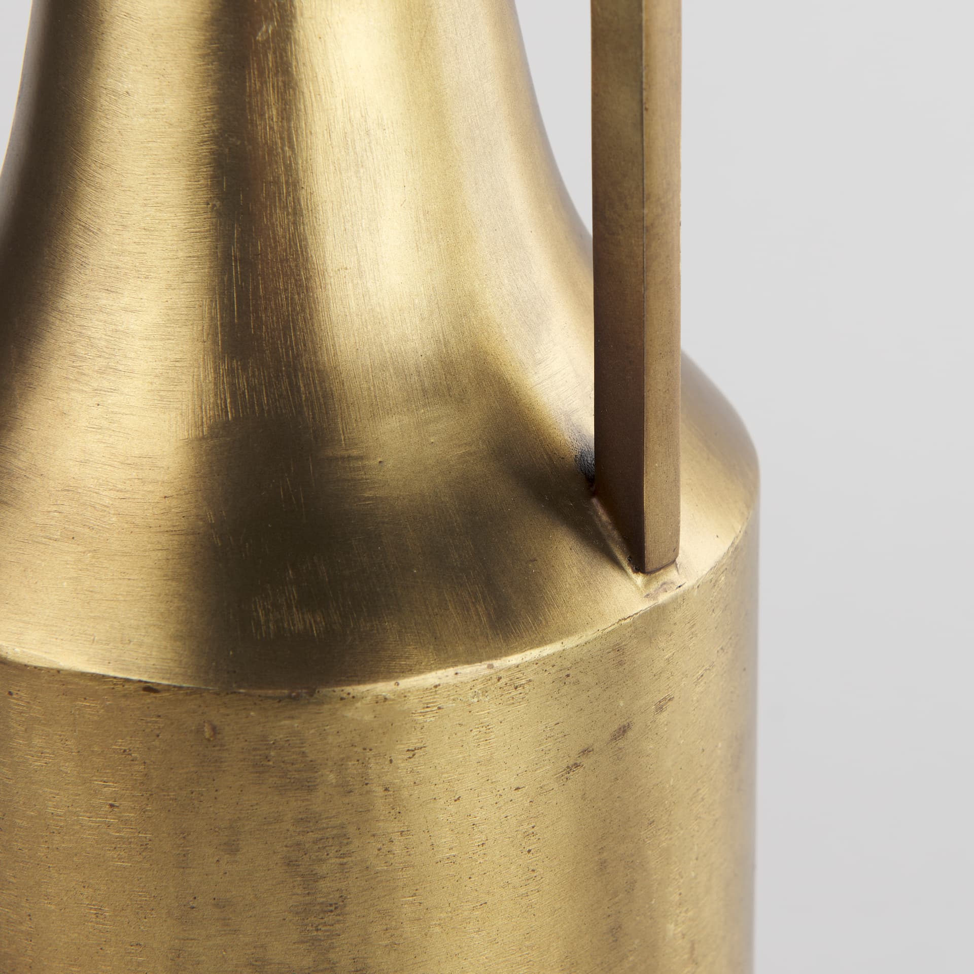 Aubrey Medium 18.0H Gold Iron Jug Vase — product photograph