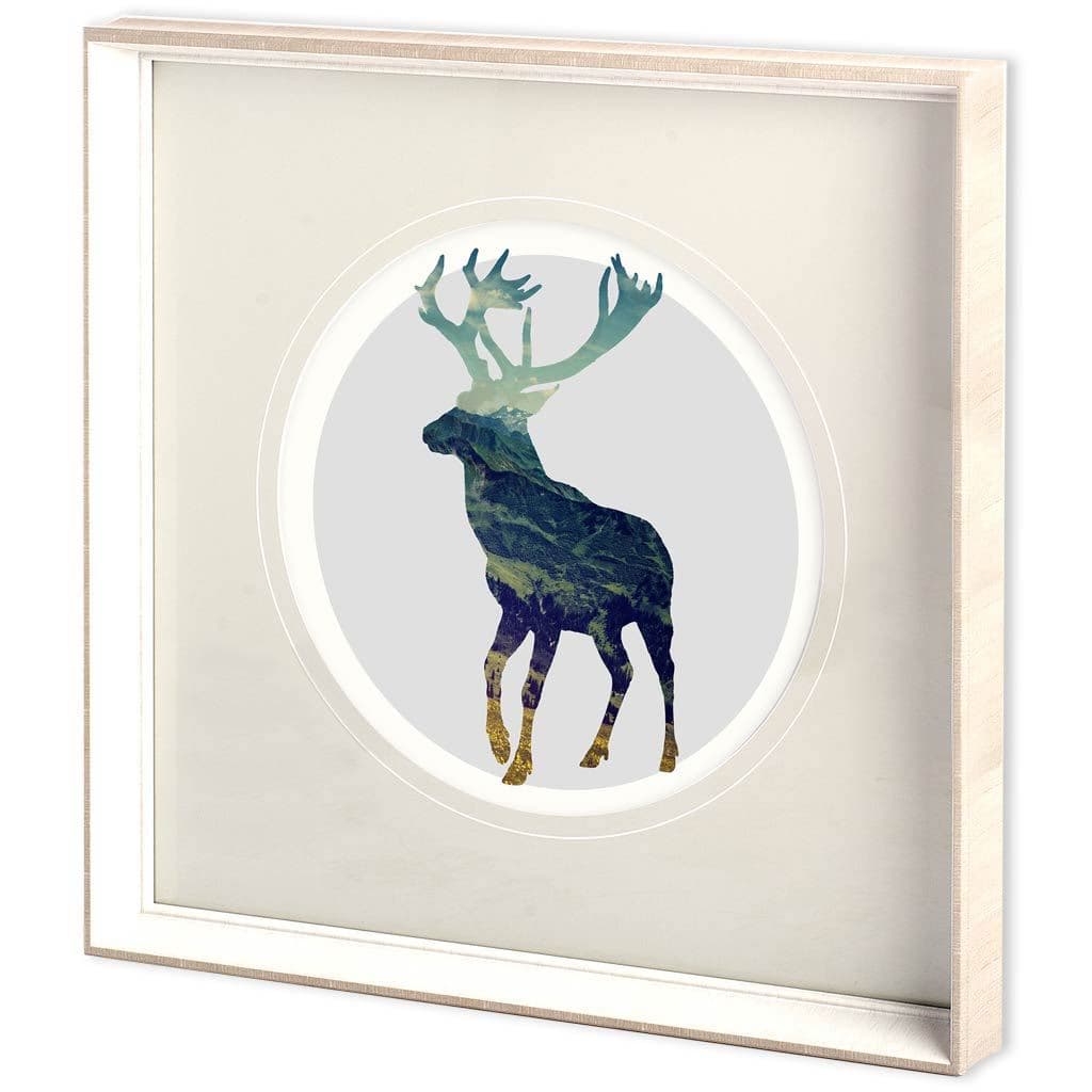 Spirit Stag by Taylor, Evangeline a Framed Art Print Matted under Glass — product photograph