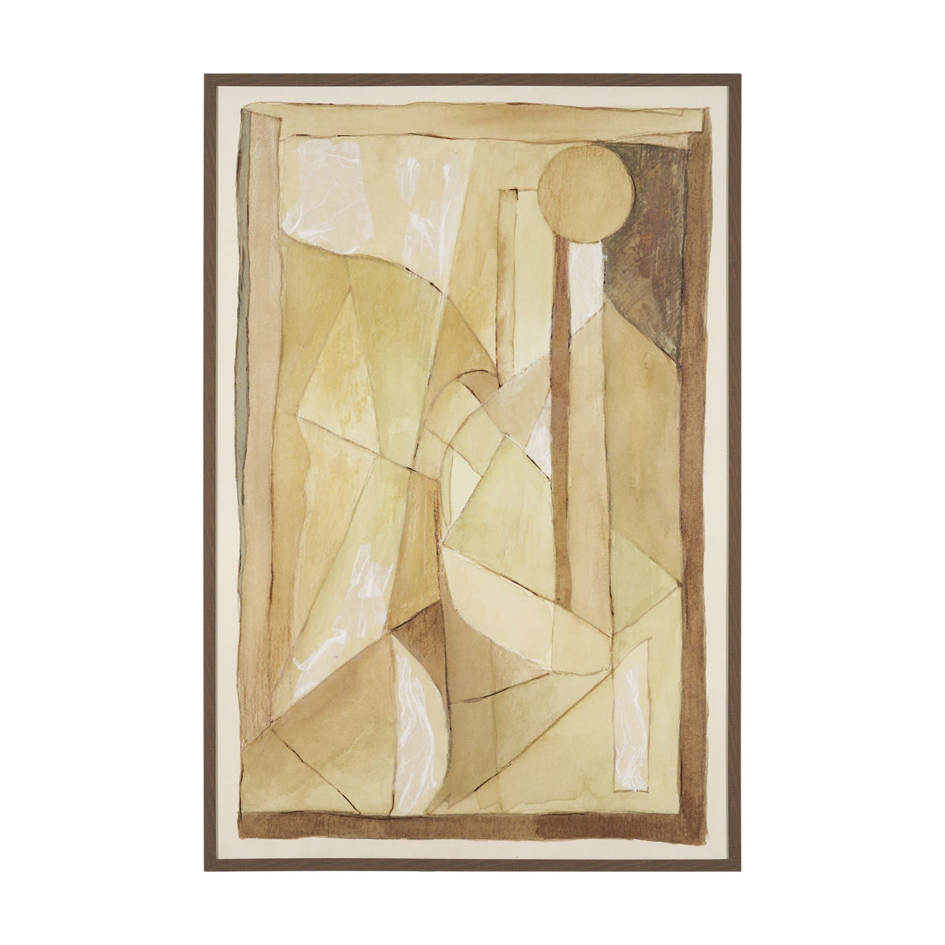 Between Tones II by Mercana Studio Hand-Embellished Textured Framed Canvas Artwork — product photograph