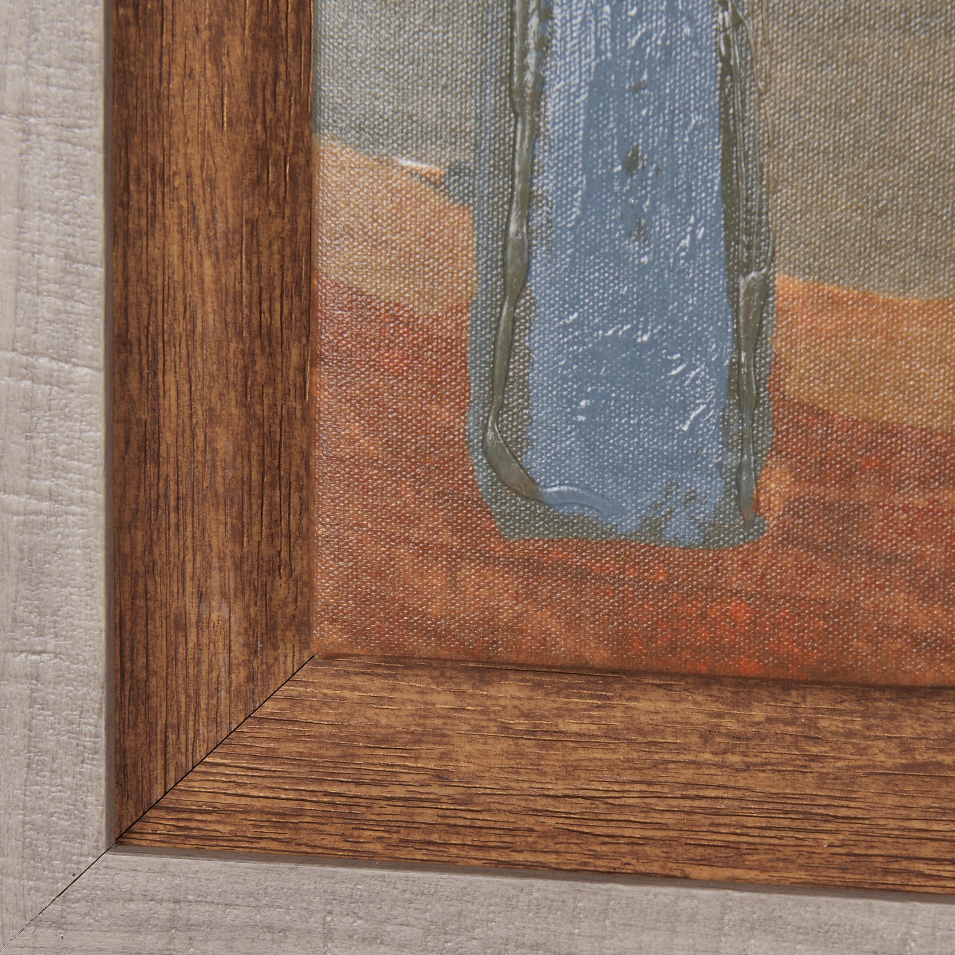 Gray Day by Mercana Studio a Hand Embellished Textured Framed Canvas — product photograph