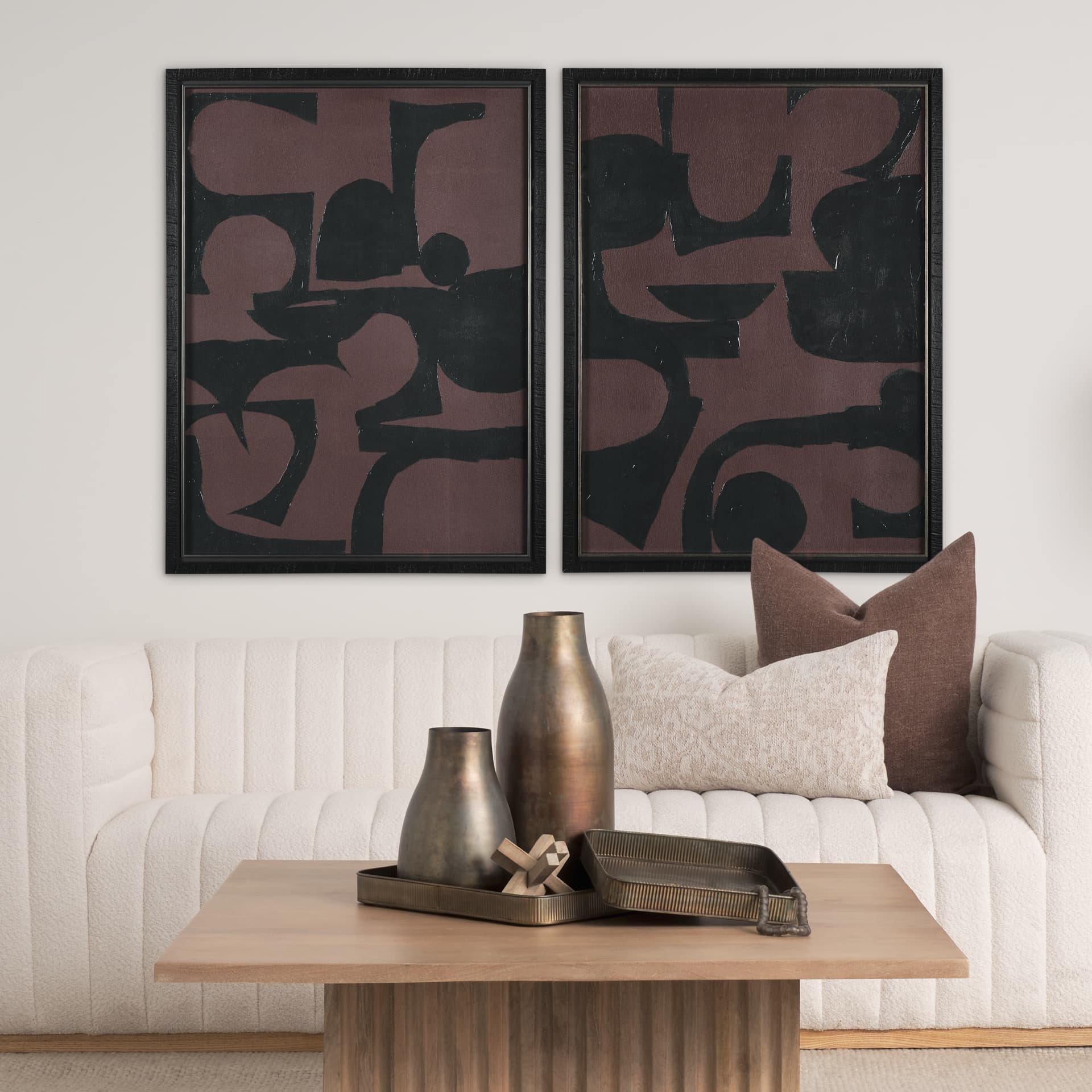 Steglitz by Mercana Studio a Hand Embellished Textured Framed Art Photograph Matted under Glass — in a styled room