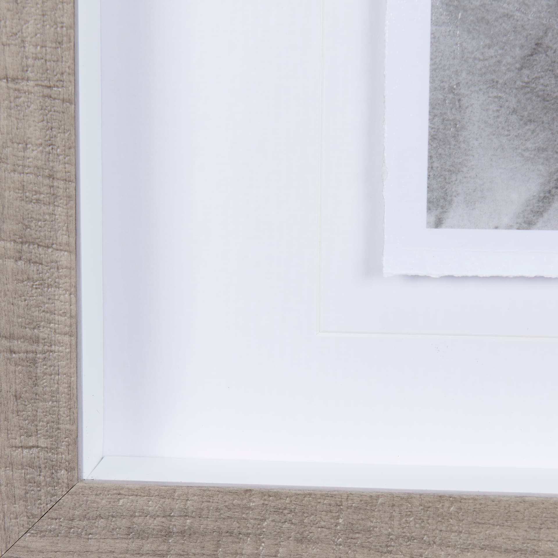 Light Shadows II by Mercana Studio a Hand Embellished Textured Framed Art Print Matted under Glass — product photograph