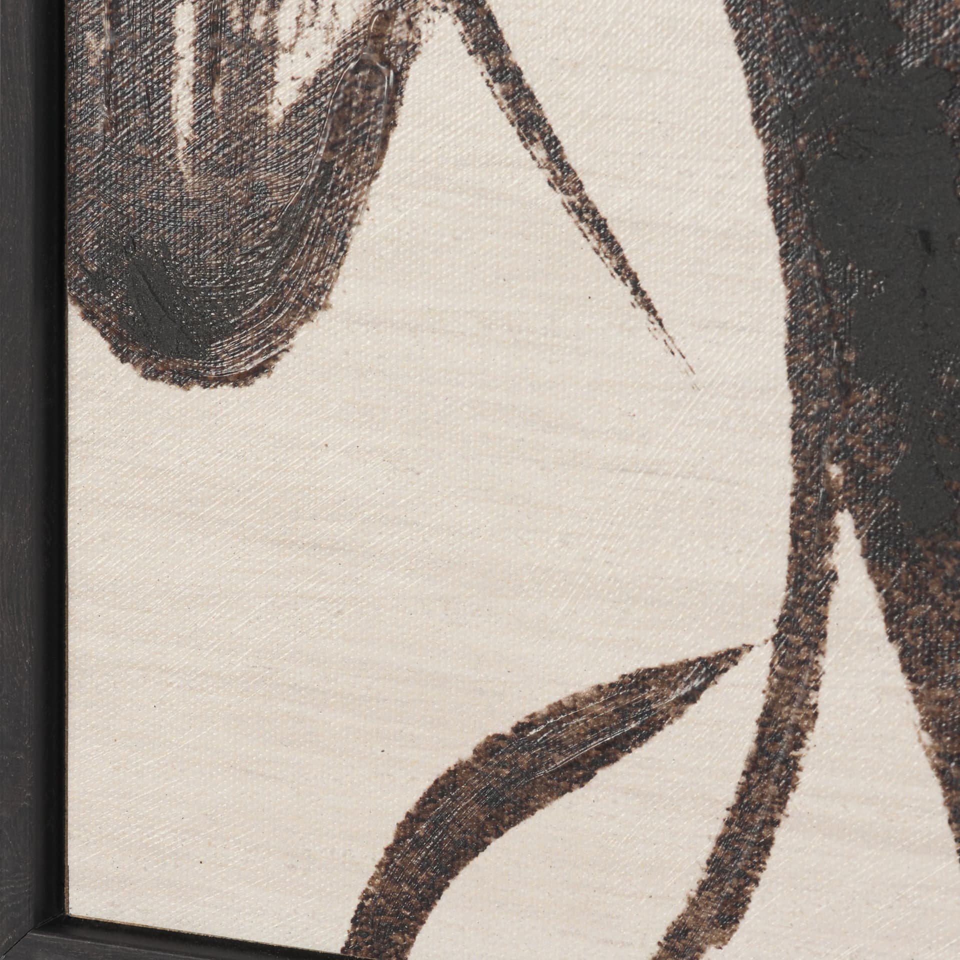 Sculptured Chaos IV by Mercana Studio Hand Embellished Textured Framed Artwork — product photograph