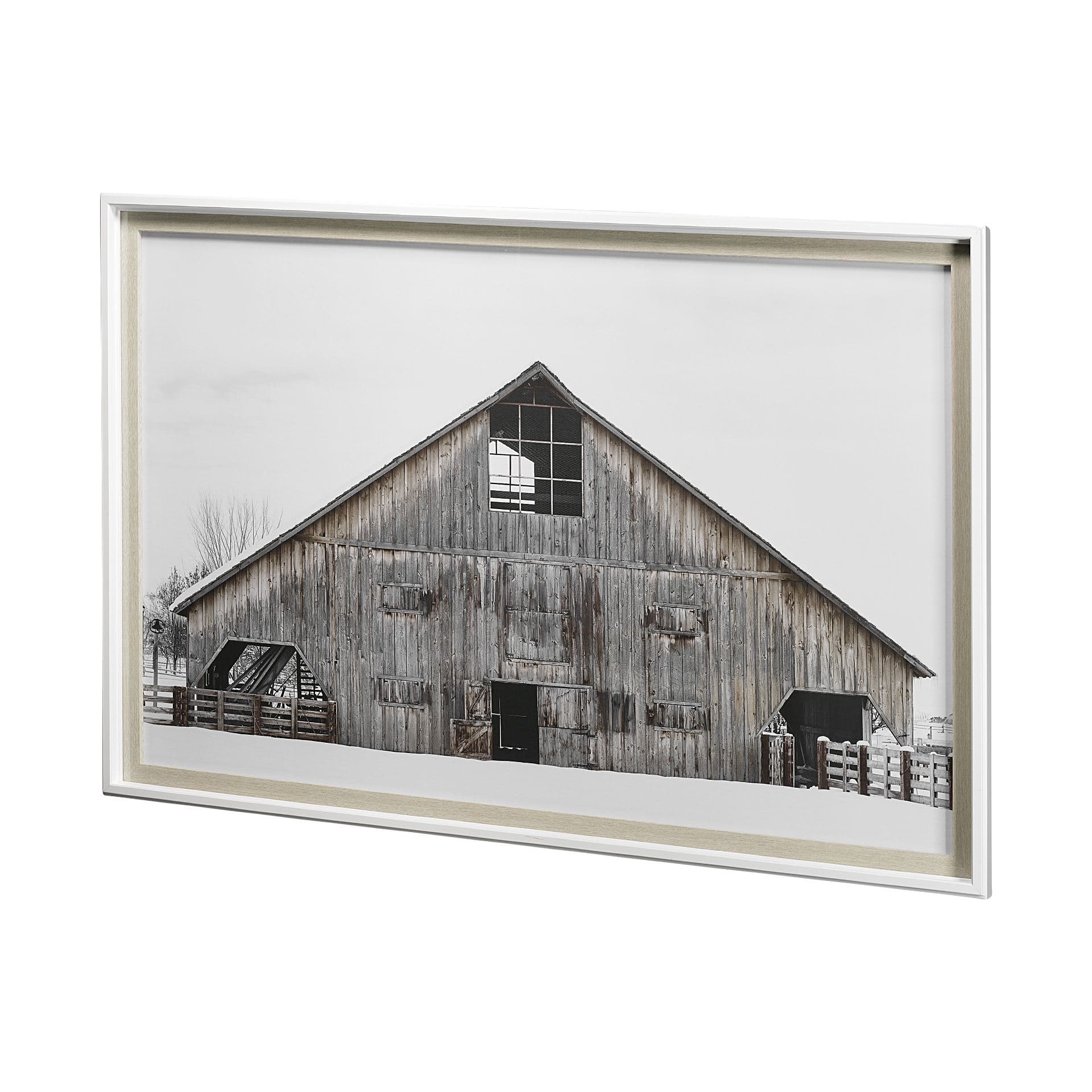 AWHC Barn 1 by Chris Dunker a Framed Photo Art Print Matted under Glass — product photograph