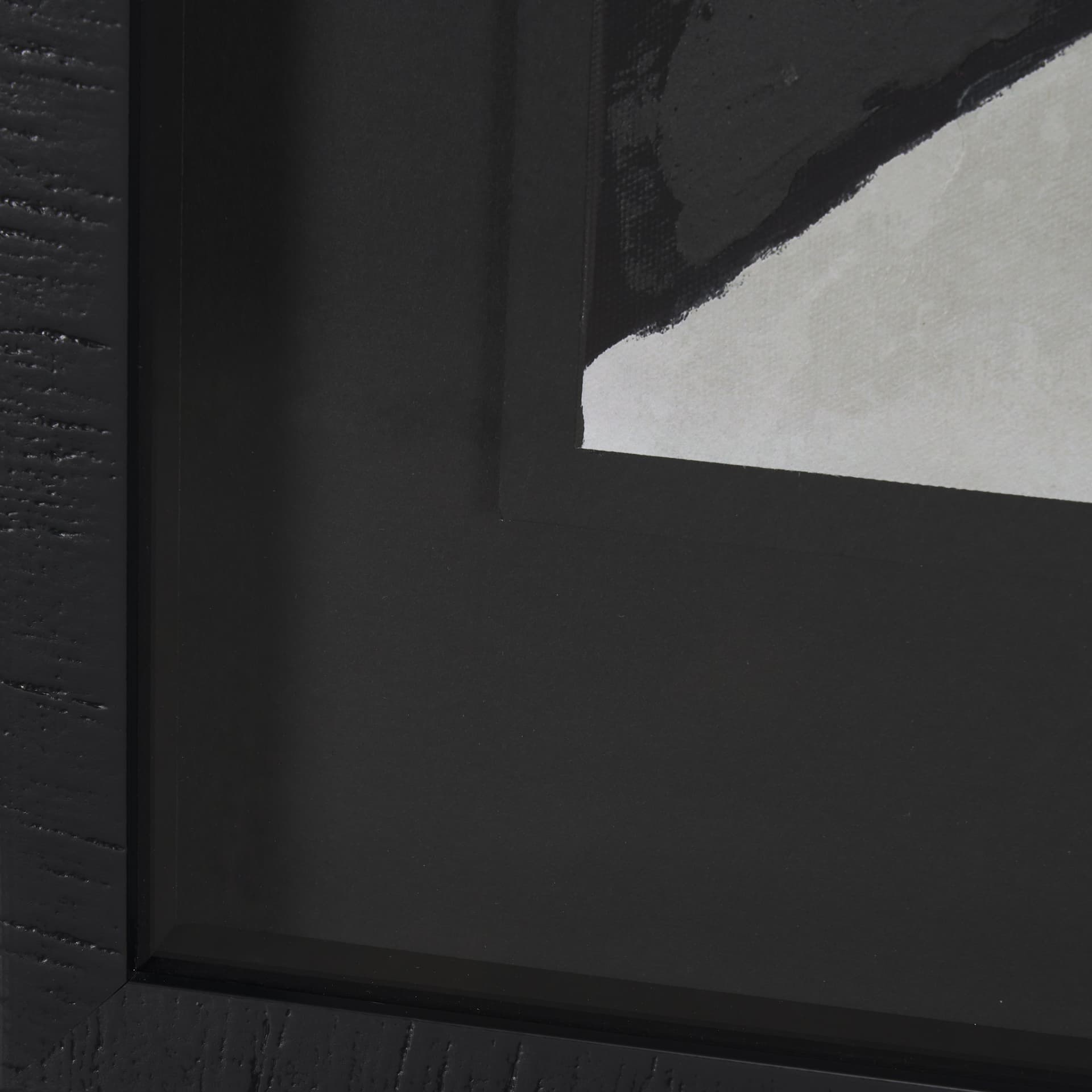 Shape Shift - Arrange by Mercana Studio Hand Embellished Textured Framed Art Print Matted under Glas — product photograph