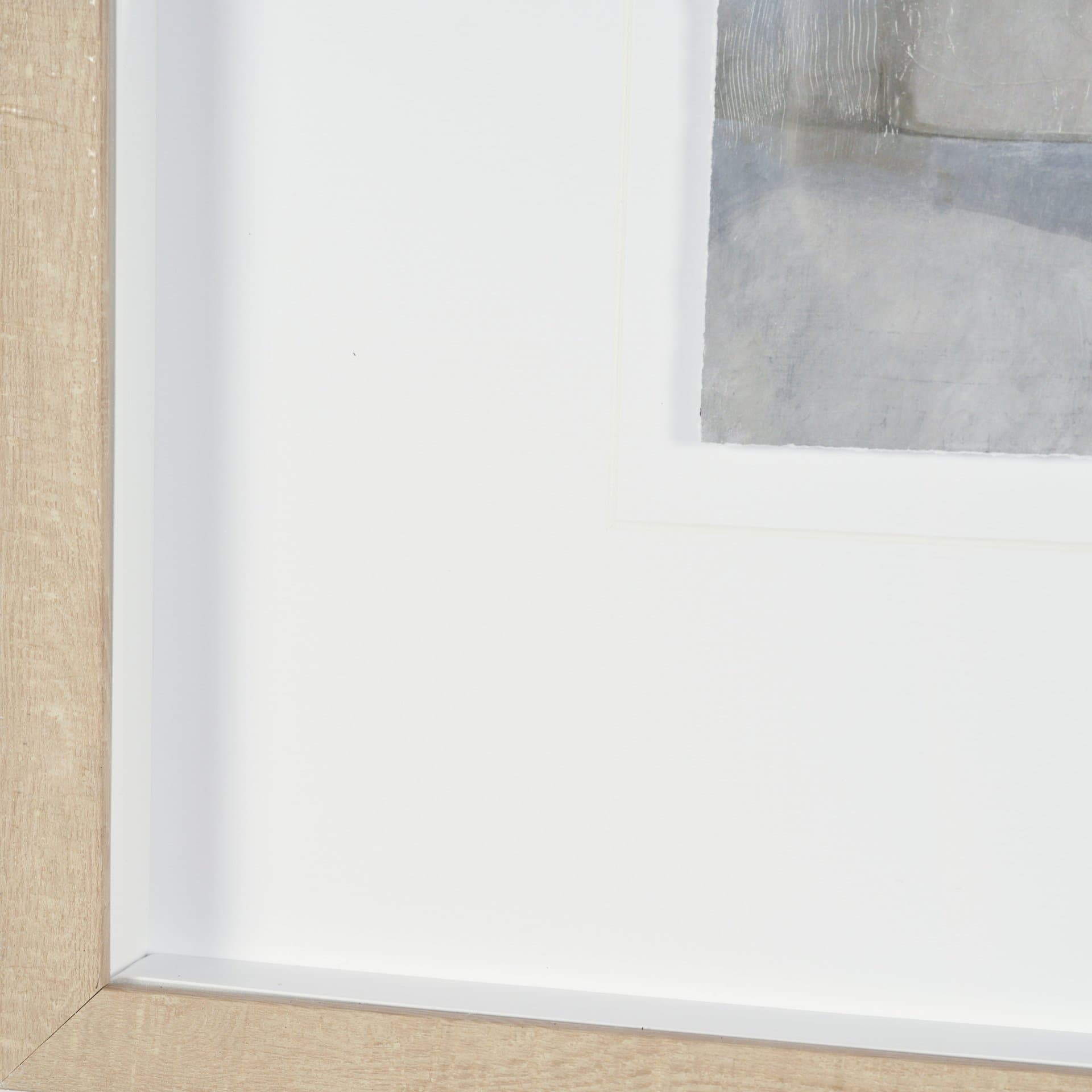Studies in White and Ash: Study III by Mercana Studio Textured Framed Artwork Matted under Glass — product photograph