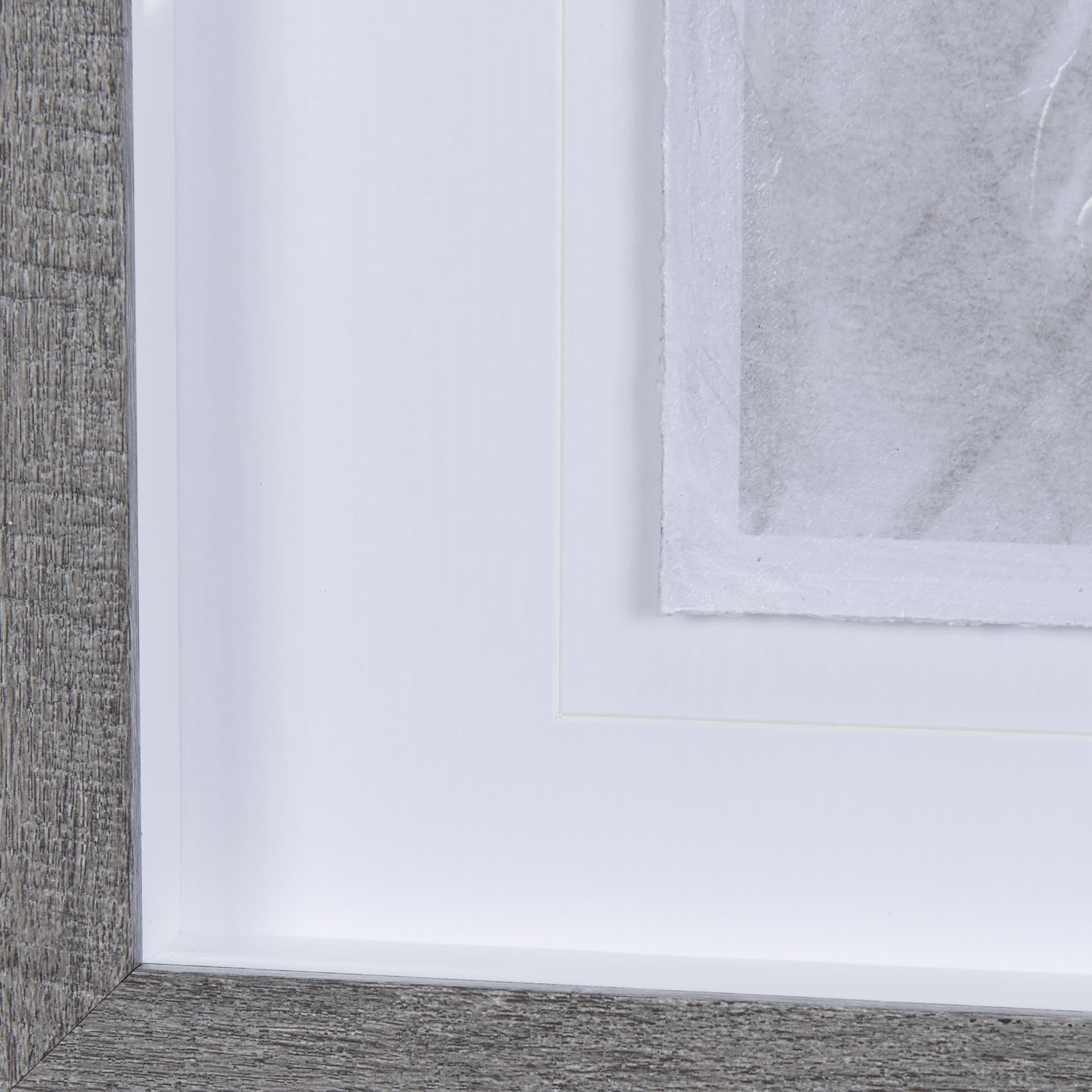 Shadows II by Mercana Studio a Hand Embellished Textured Framed Art Print Matted under Glass — product photograph