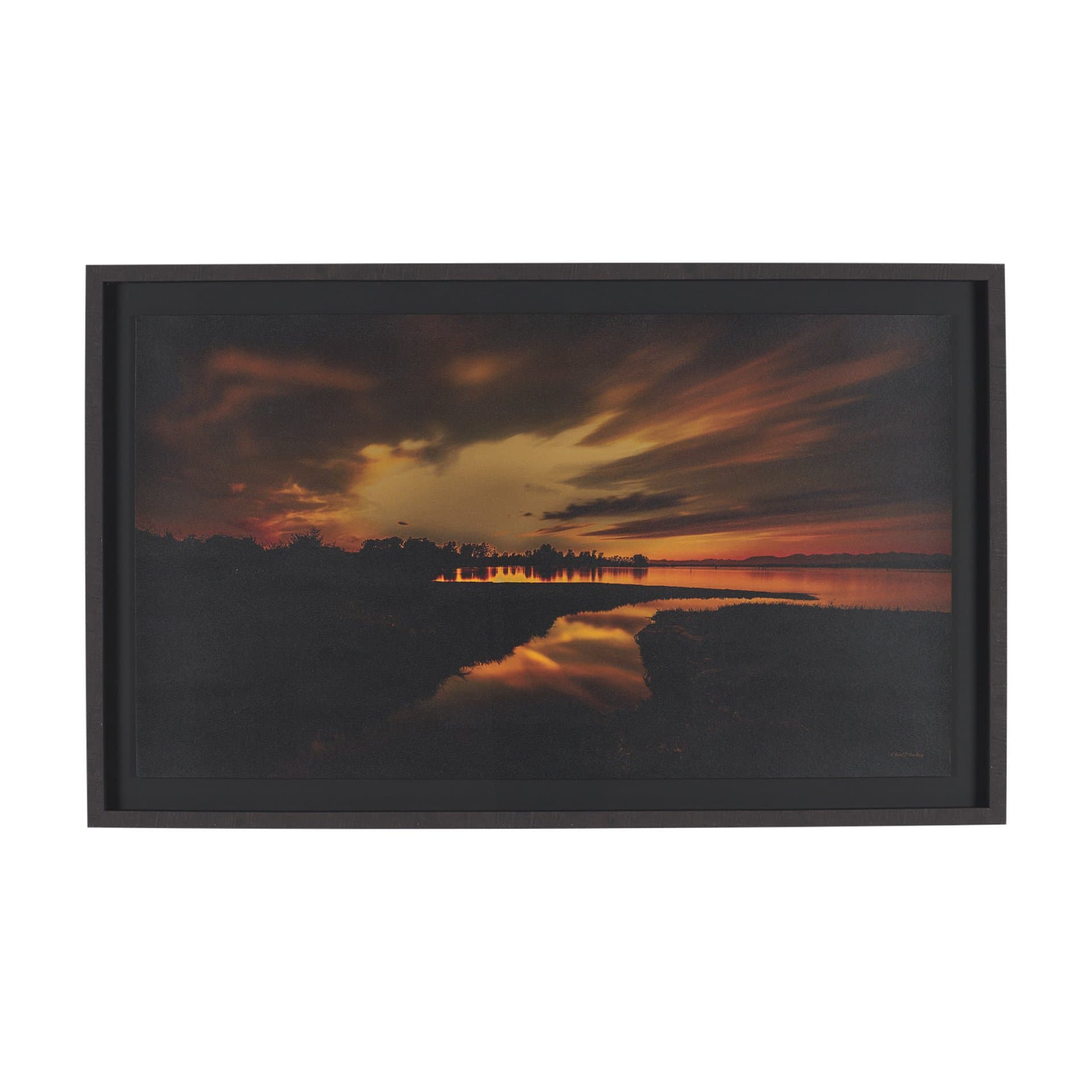 Last Light by Chad Mackay Textured FramedPhoto Print Matted under Glass — product photograph