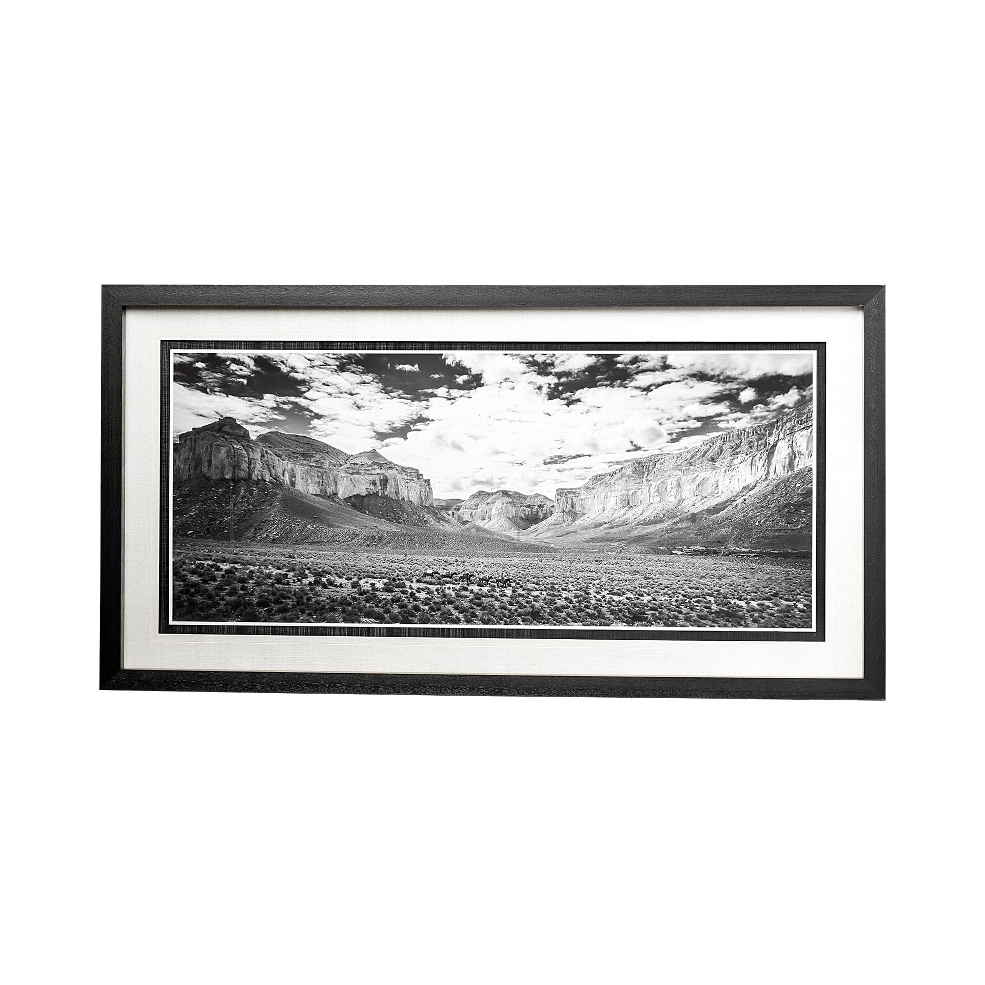 Grand Canyon Packtrain by Chris Dunker Hand Embellished Textured Framed Photo Art Print Matted under — product photograph