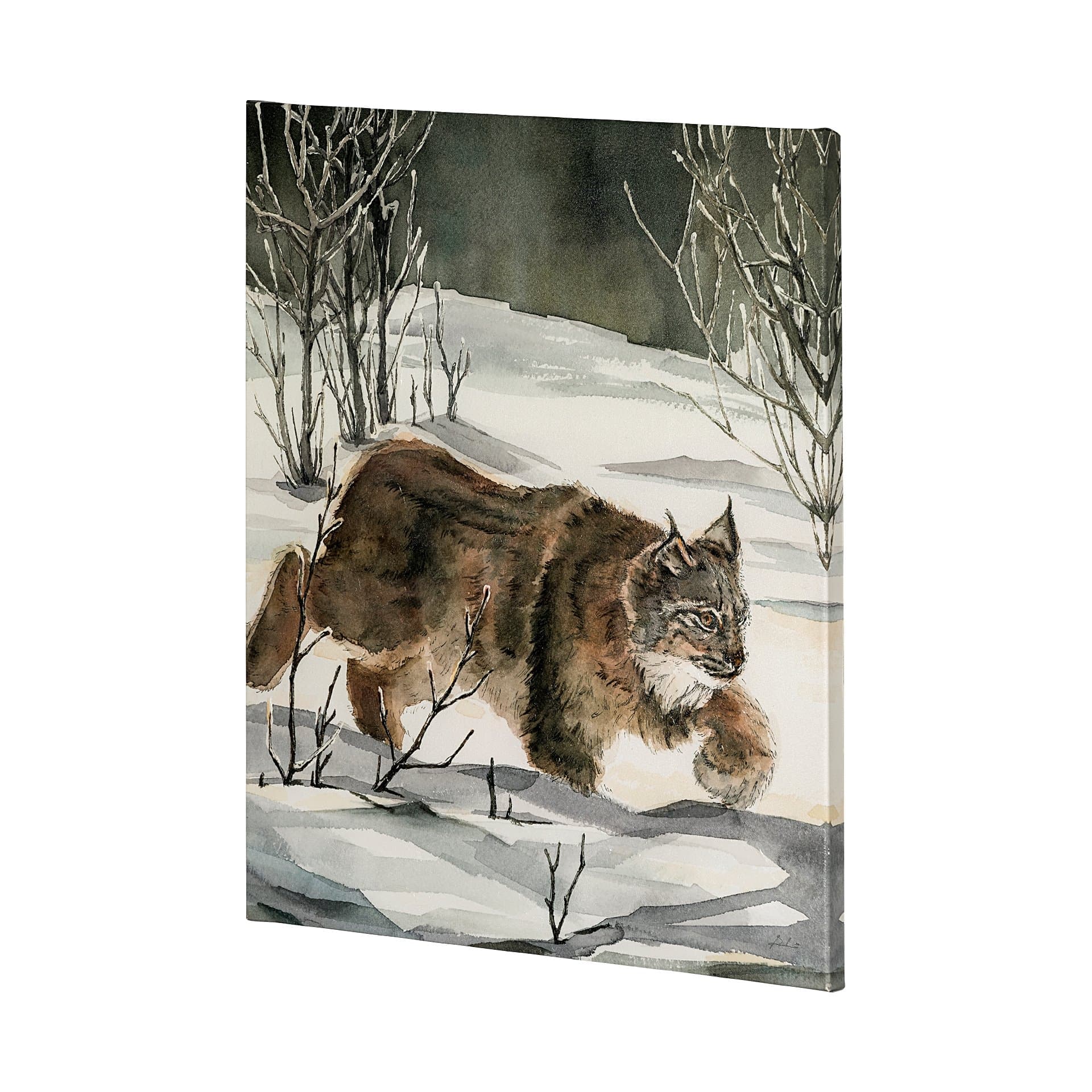 Life in North I by Melody Ducharme a Hand Embellished Textured Canvas — product photograph