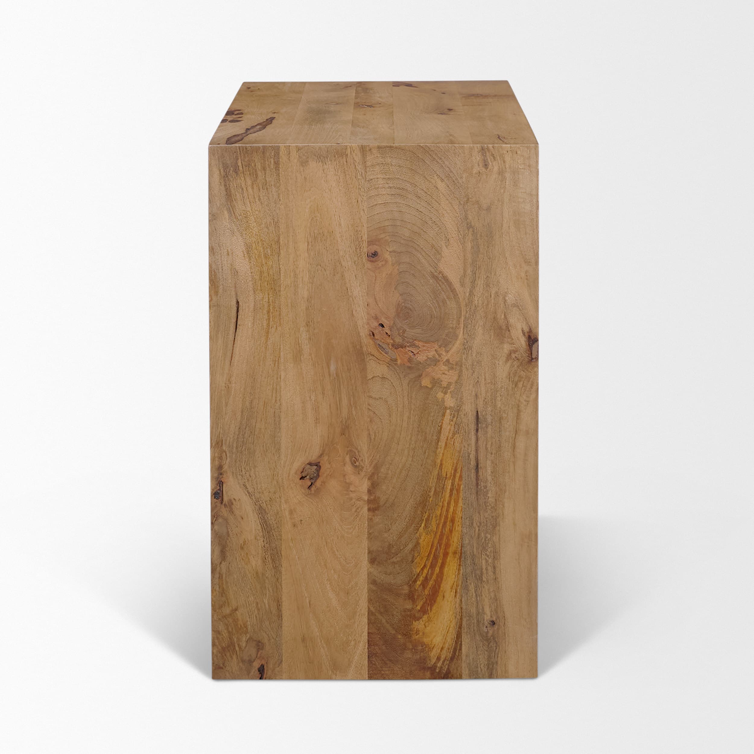 Notts Brown Wood 2-Door Accent Cabinet — product photograph