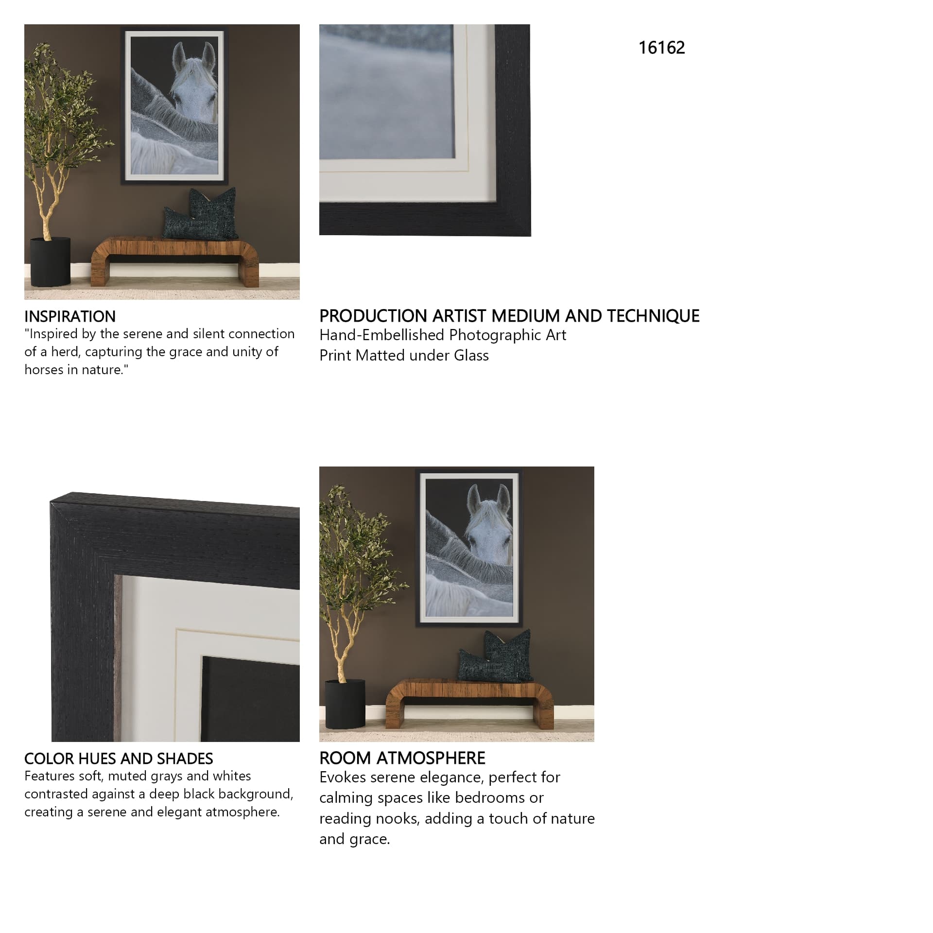 Look by Milan Malovrh FramedPhoto Print Matted under Glass — in a styled room