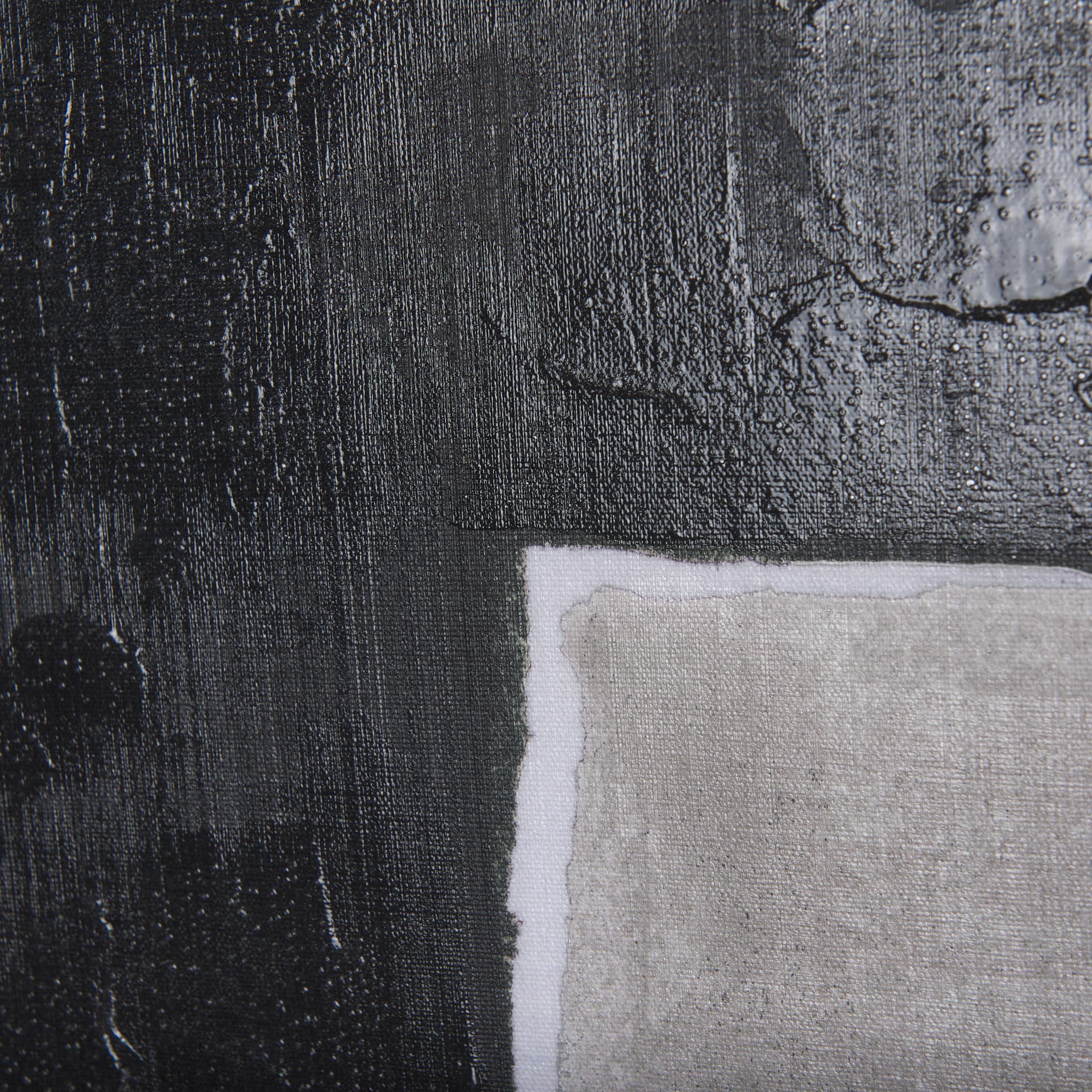 Block II by Mercana Studio a Hand Embellished Textured Canvas — product photograph