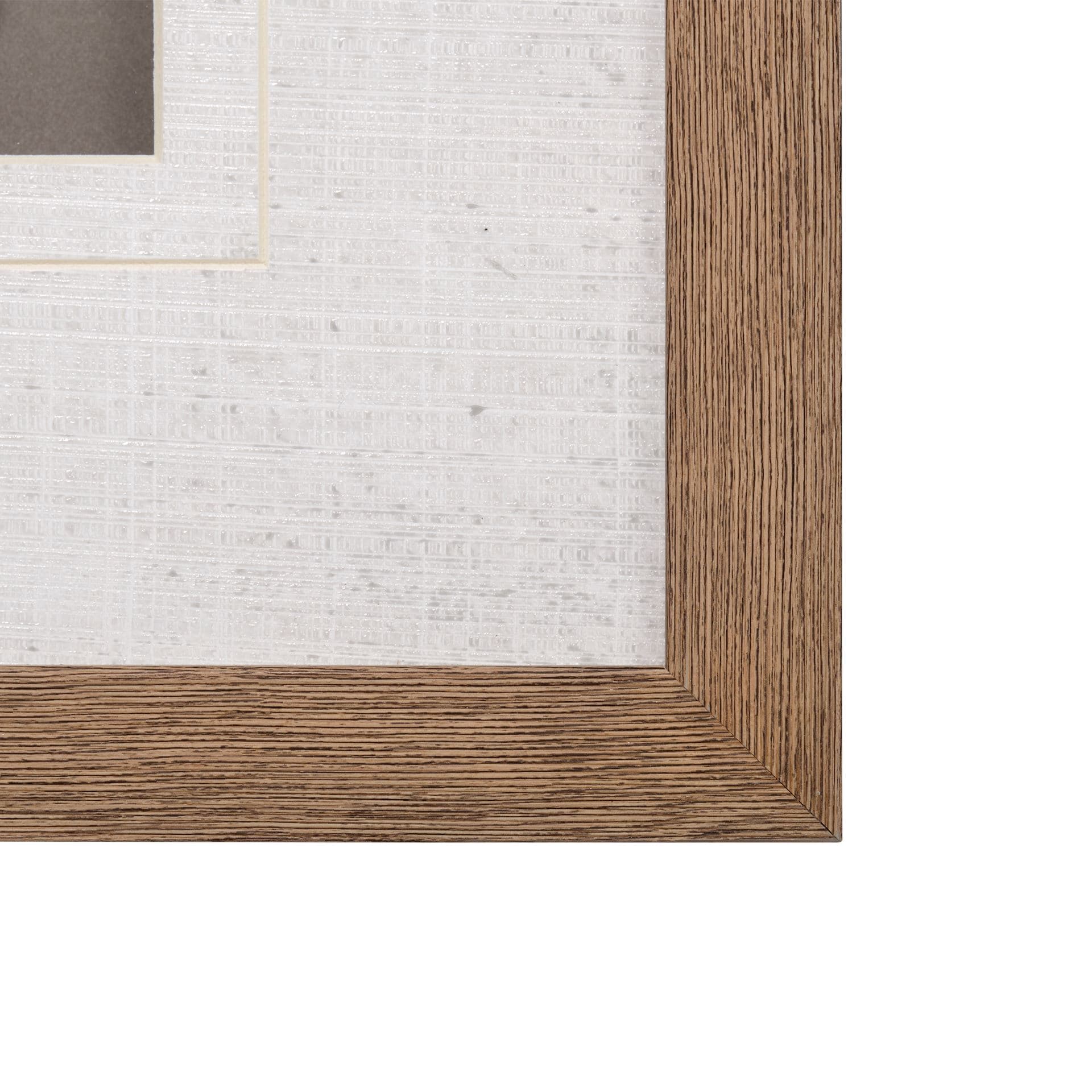 Woodland Chart IV by Sue Schlabach a Hand Embellished Textured Framed Art Print Matted under Glass — product photograph
