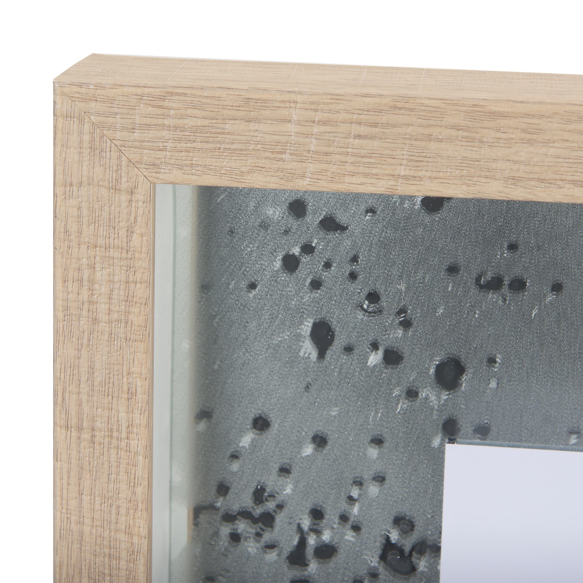 Eastern Blue III by Mercana Studio a Hand Embellished Textured Framed Art Print Matted under Glass — product photograph