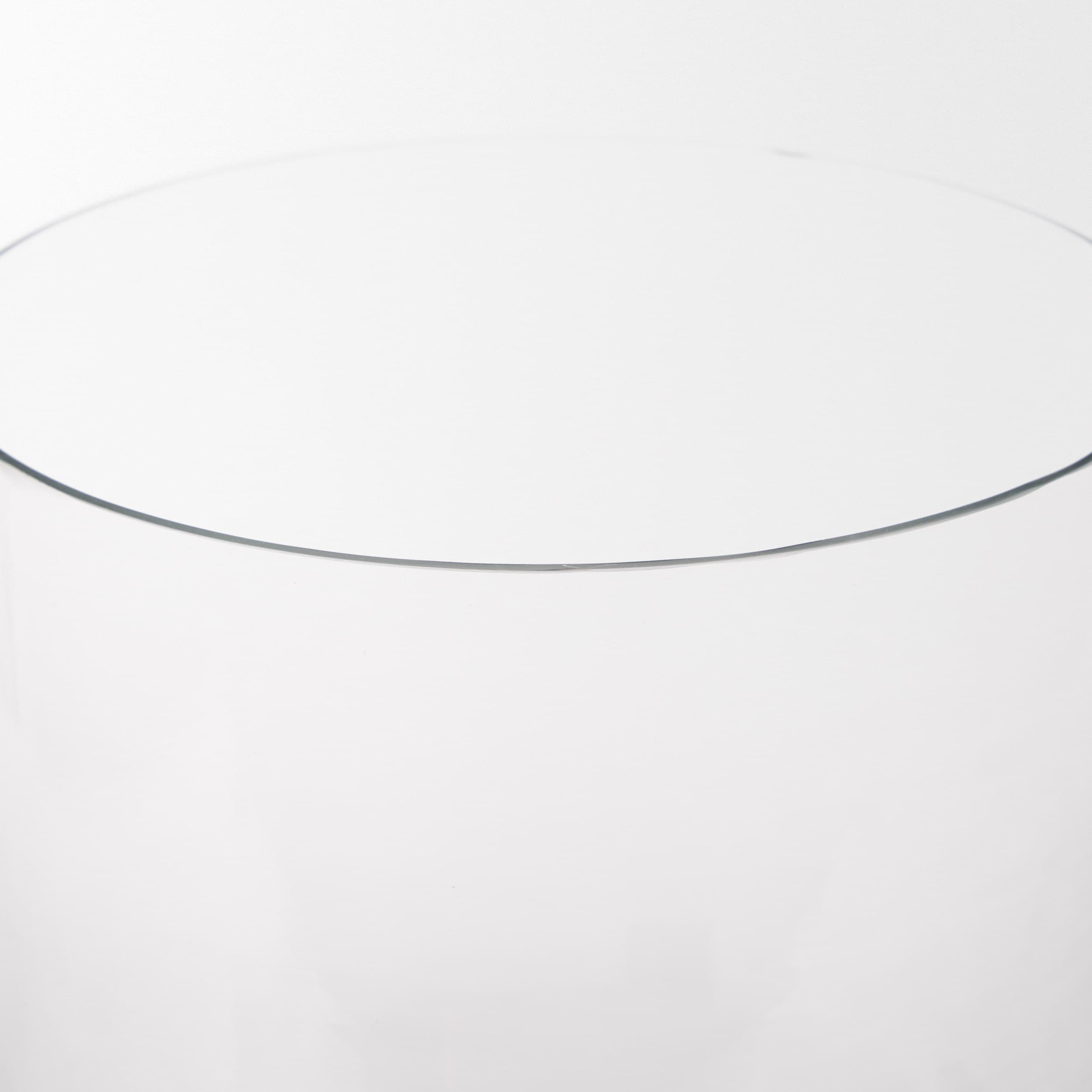 Price Large Matte Black-Brown Metal w/ Glass Hurricane Candle Holder — product photograph