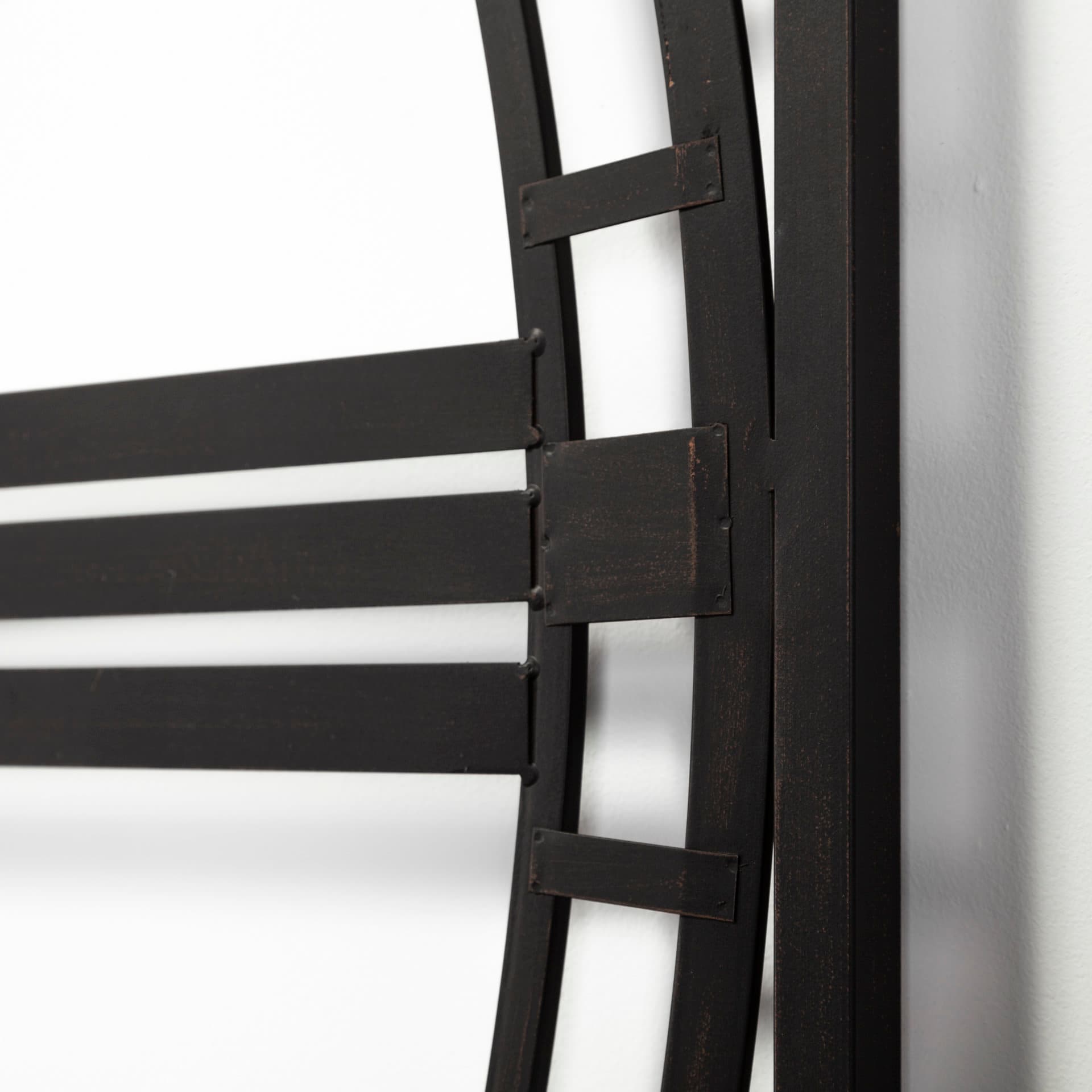 Norwood 60" Square Oversized+ Industrial Wall Clock — product photograph