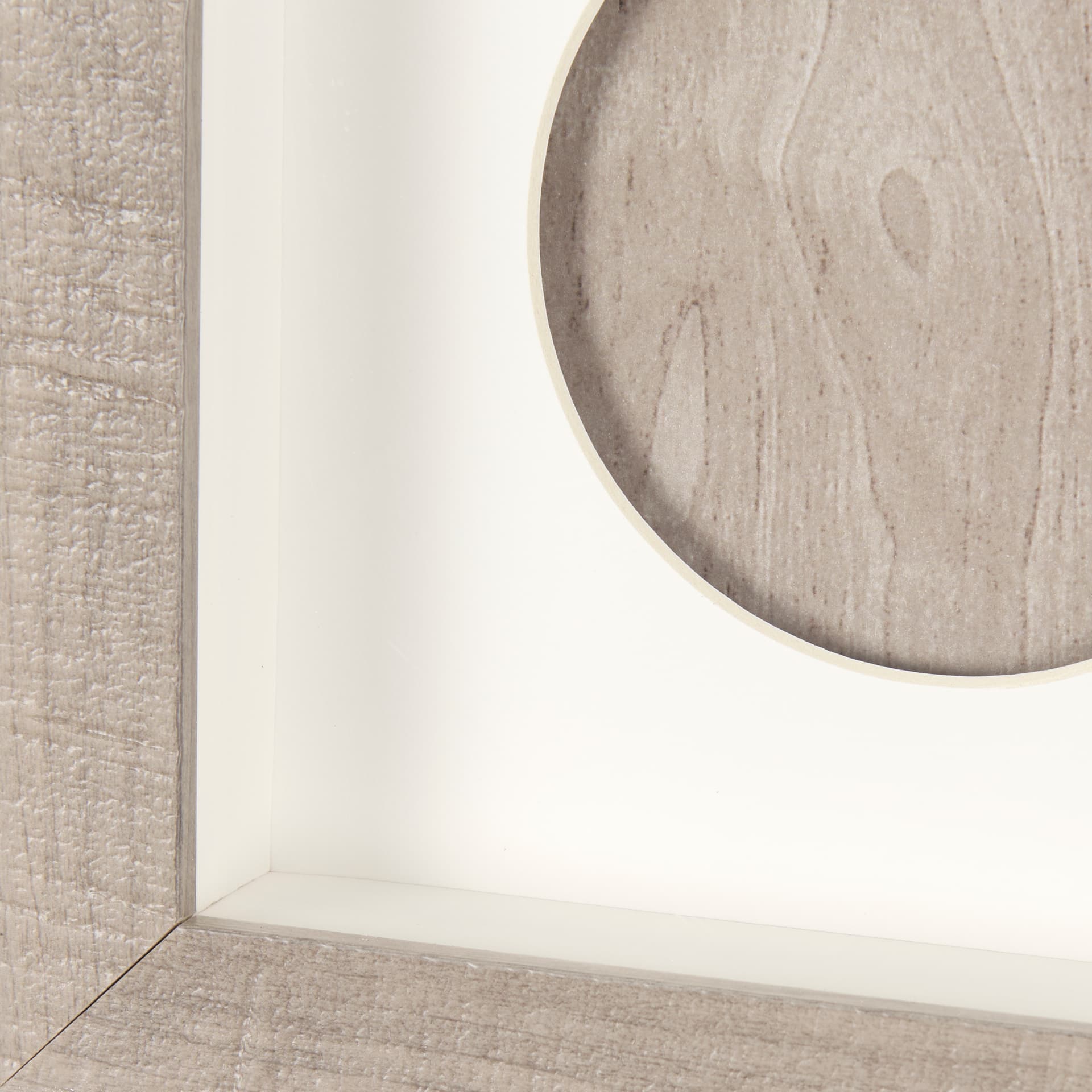 Wood Grain Silhouette II by Studio M a Framed Art Print Matted under Glass — product photograph