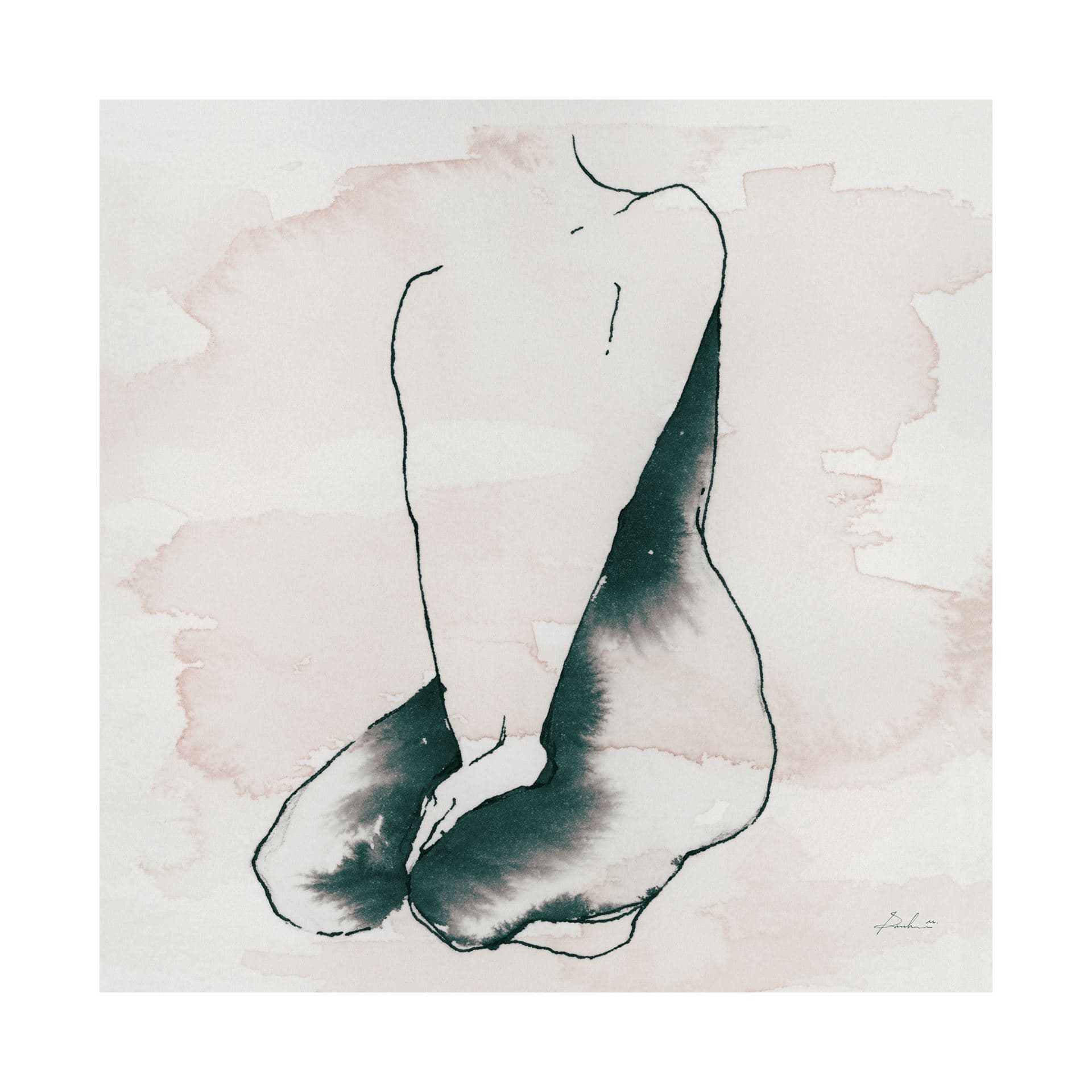 Andromedae Light VI by Melody. D a Hand Embellished Textured Canvas — product photograph